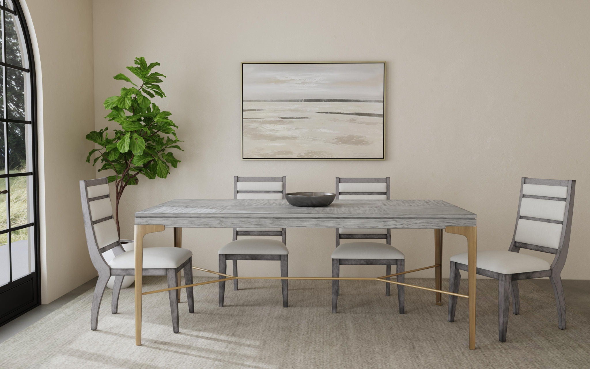 Nylah - Dining Chair (Set of 2) - Gray