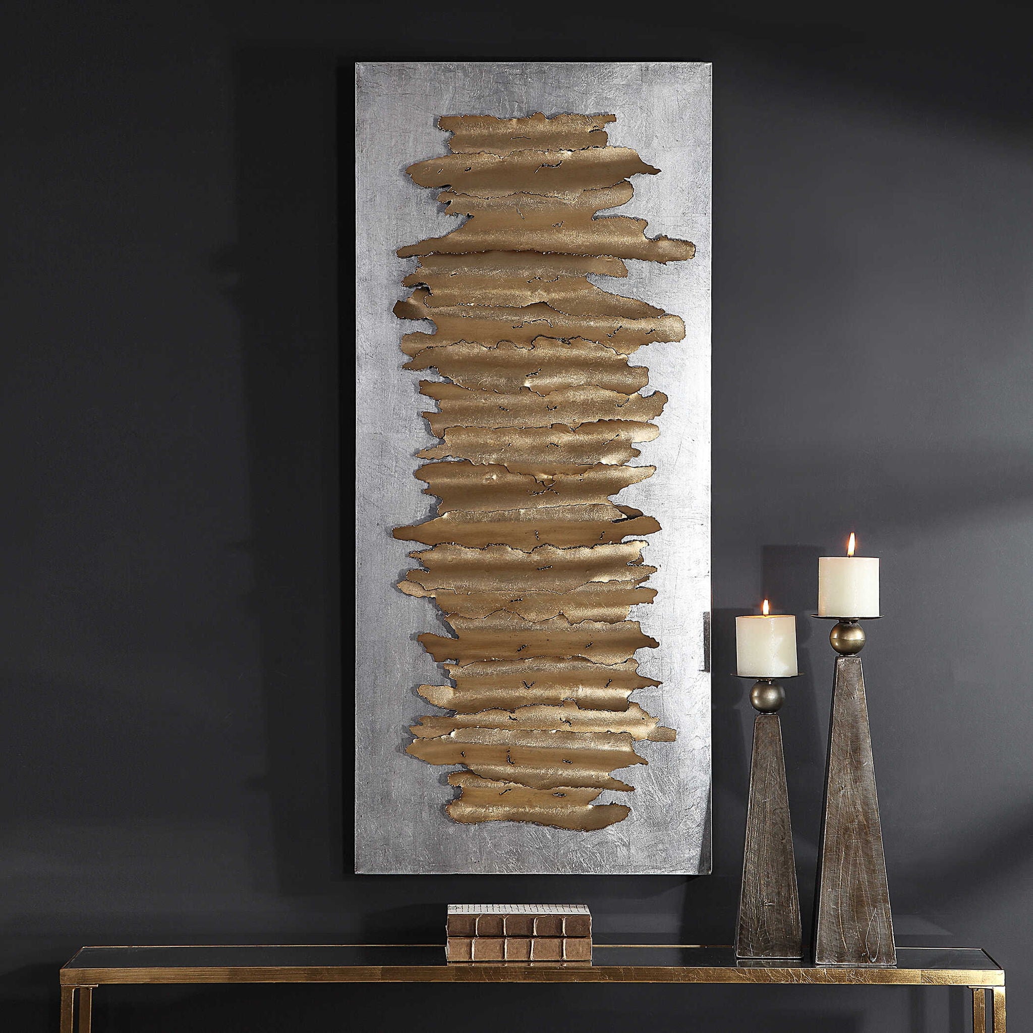 Lev - Metal Wall Decor - Gold