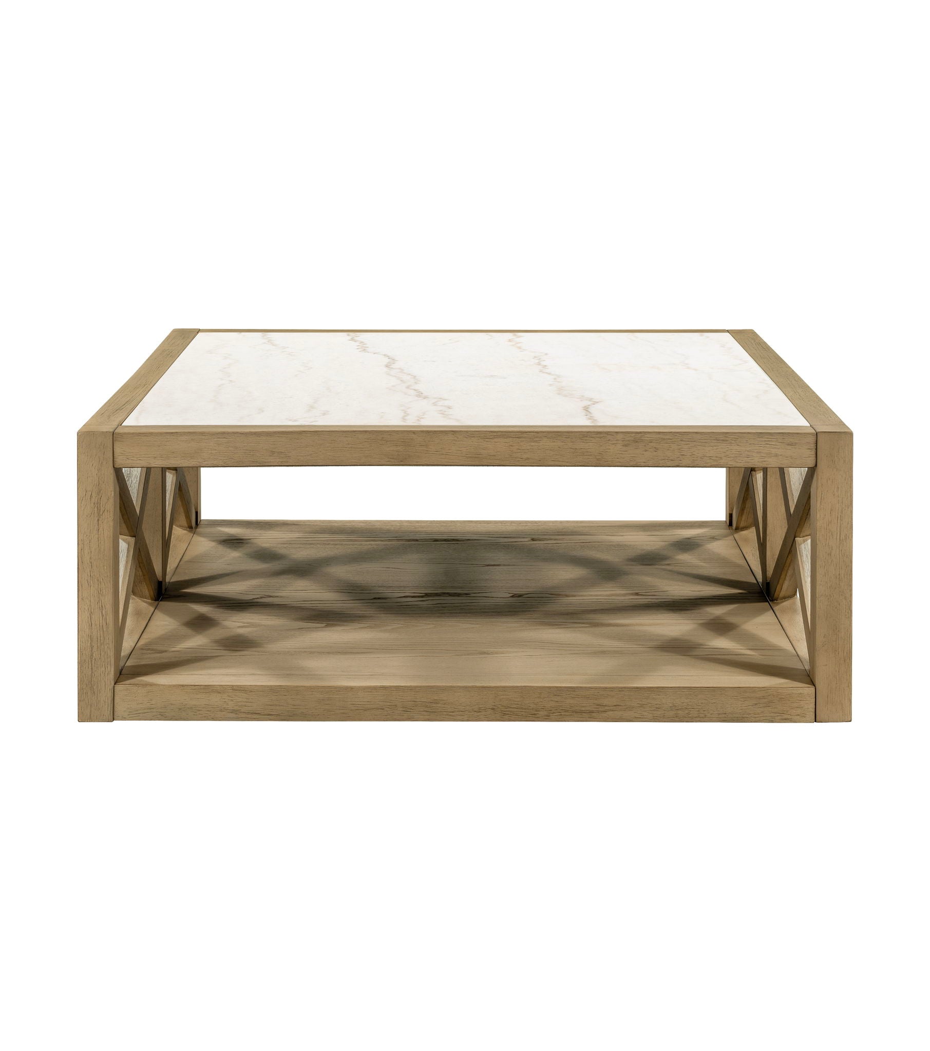 Holden - Square Coffee Table - Rustic Blonde