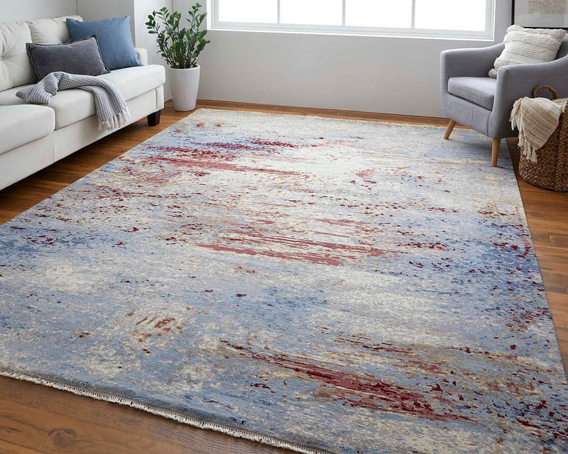 SUMNER Collection - C6033 Tan/Blue