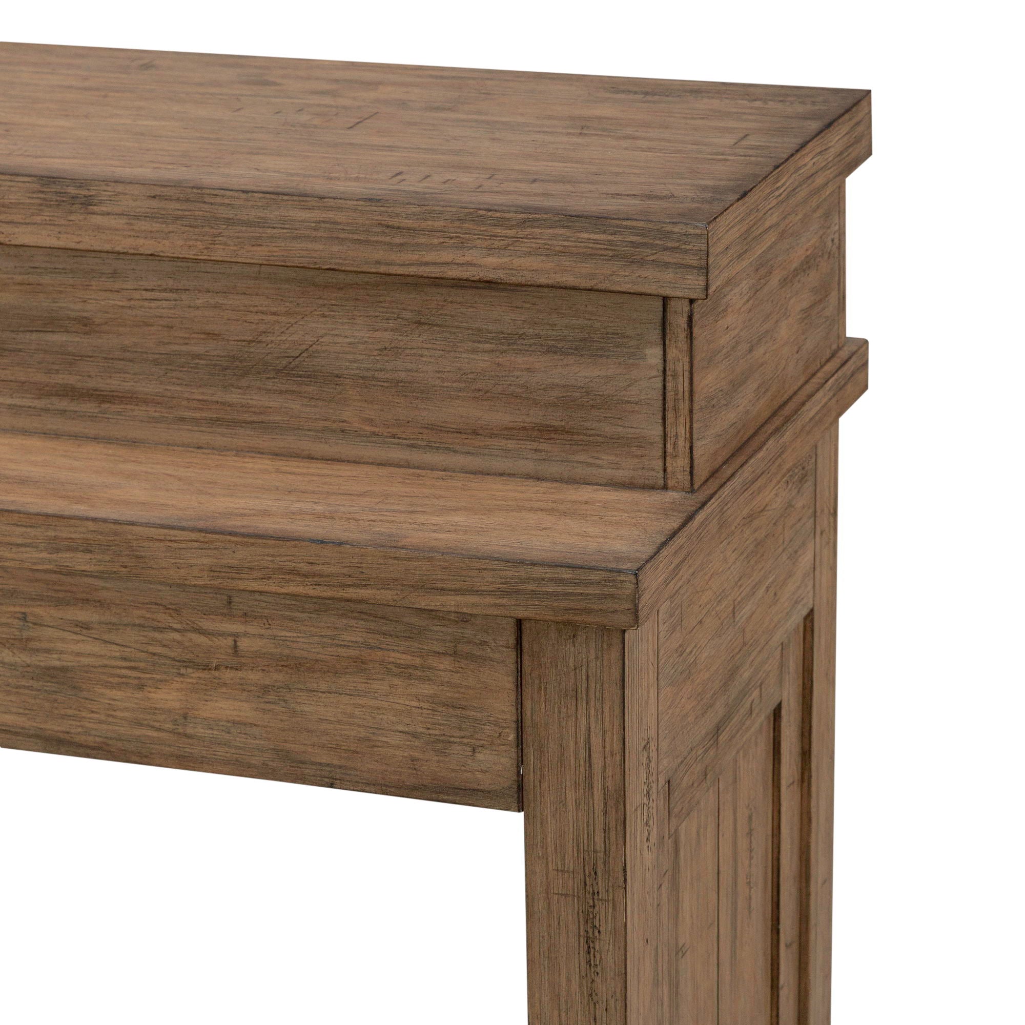 Pinebrook Ridge - Console Bar Table - Weathered Toffee