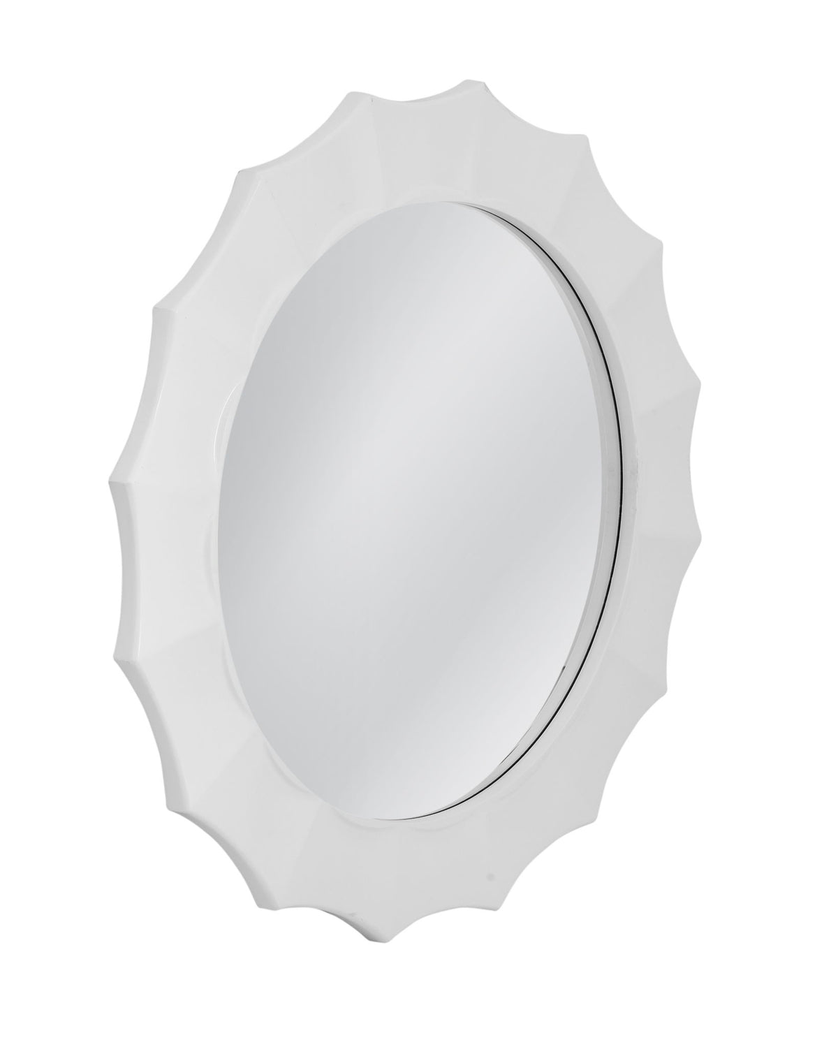 Altair - Wall Mirror - Glossy White