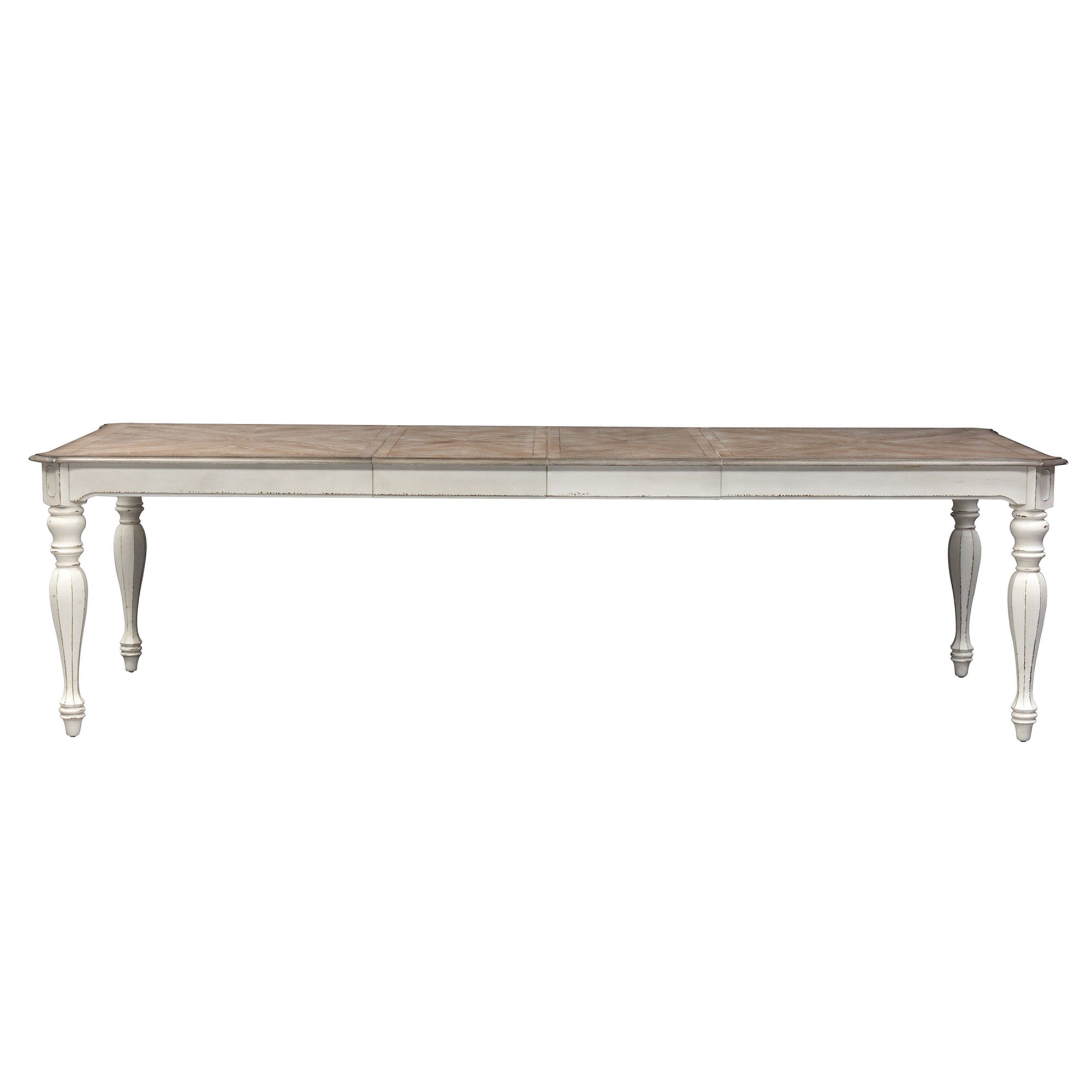 Magnolia Manor - Rectangular Leg Dining Table - Antique White