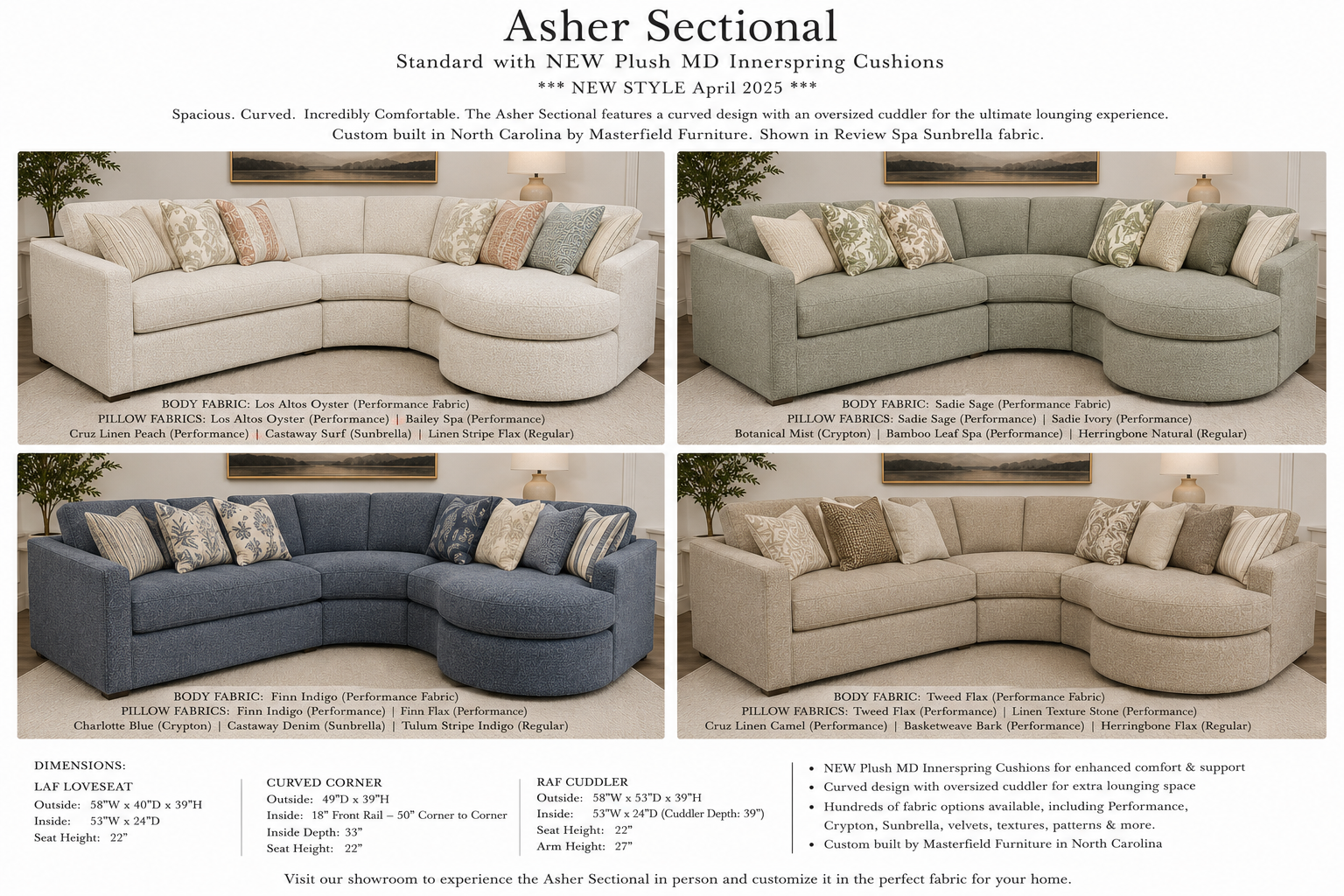 Asher Sectional - Customizable
