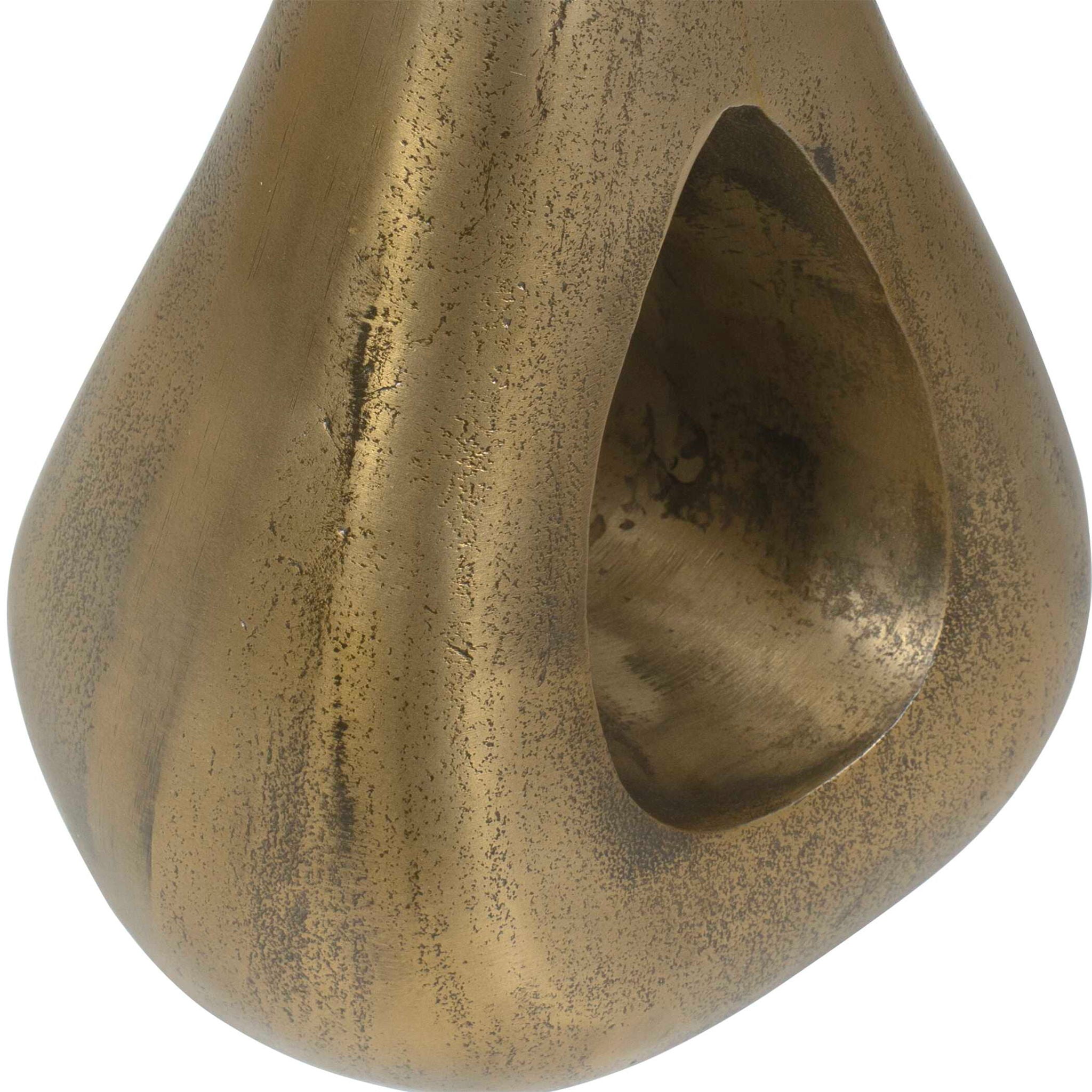 Tolstoy - Indoor-Outdoor Accent Table - Brass