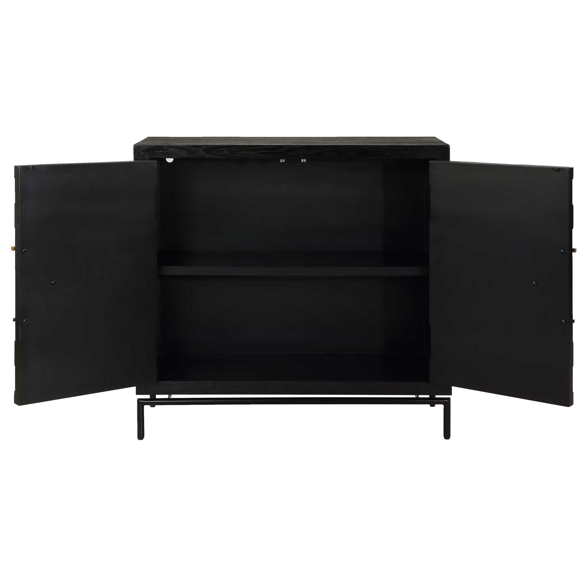 Briseis - 2 Door Cabinet - Black