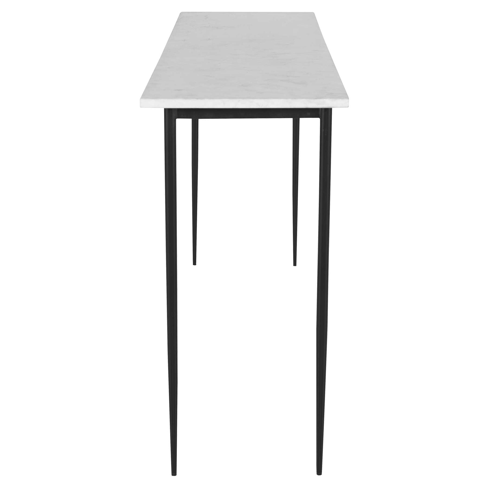 Nightfall - Marble Console Table - White