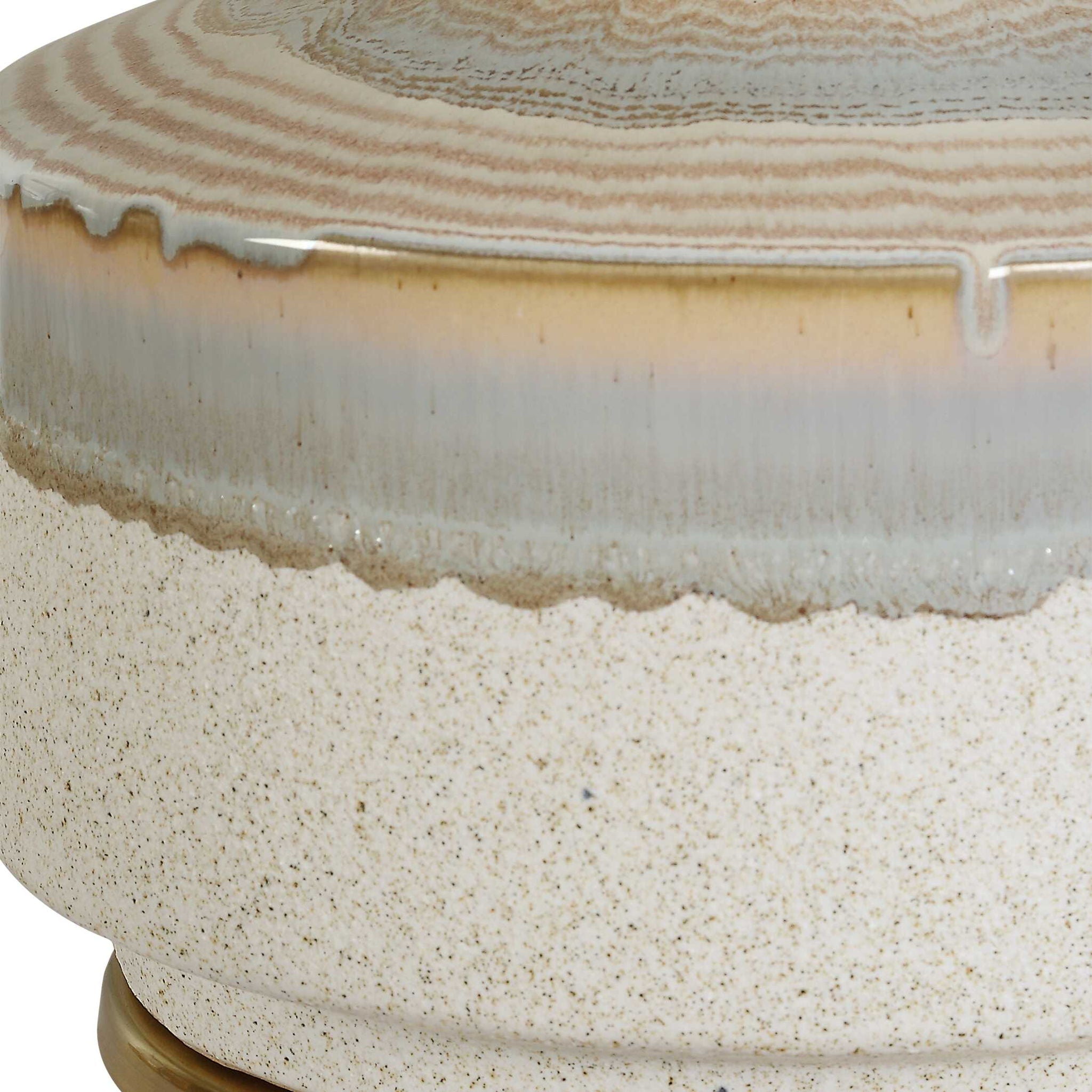 Armitage - Textured Table Lamp - Blue / Brown / Gray / White