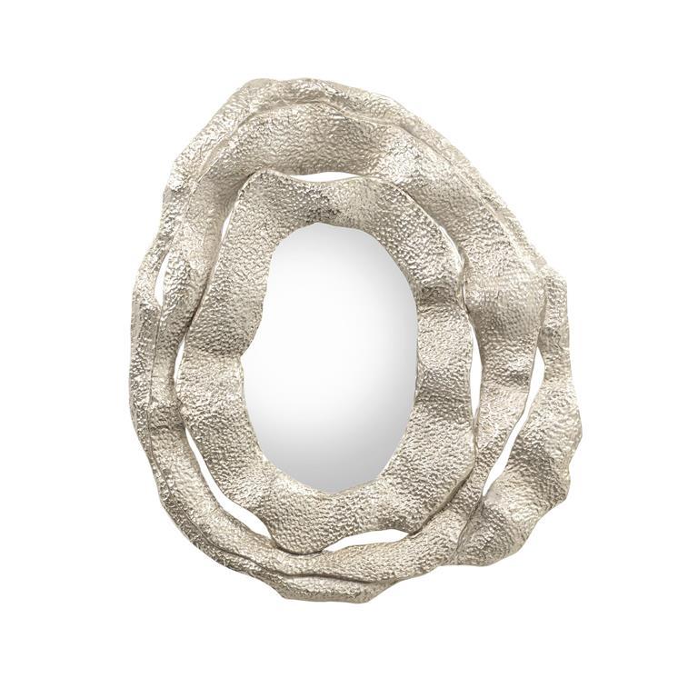 Brutalist Triple Frame Nickel Mirror