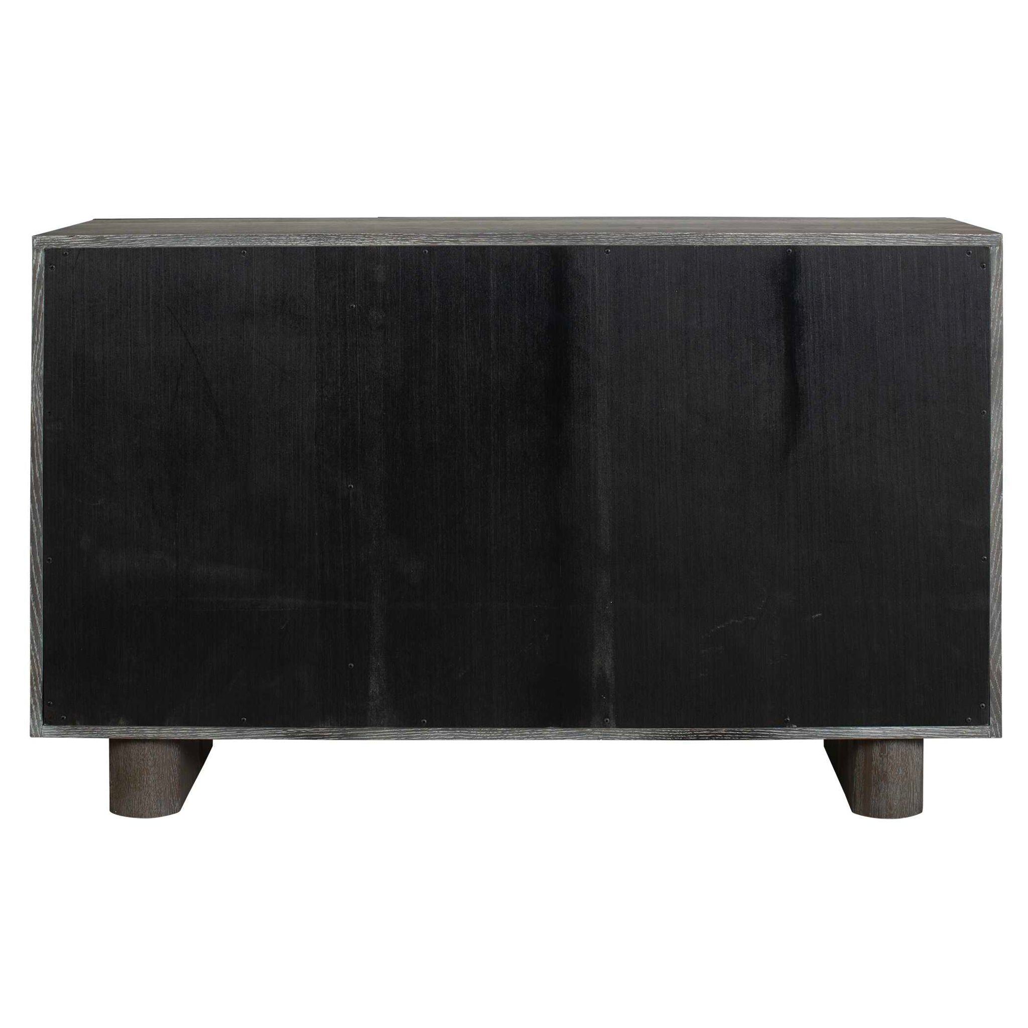 Phineas - 3 Door Modern Cabinet - Woodtone