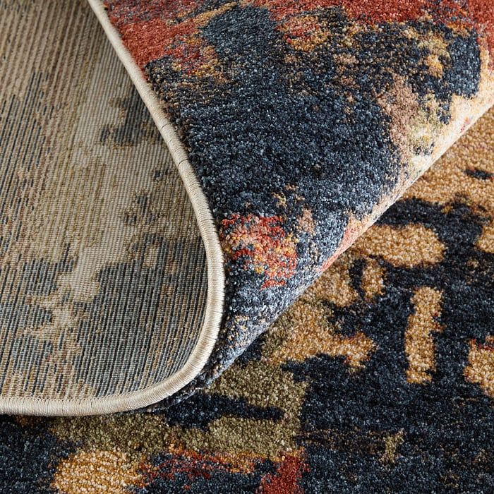 PEARSON Collection - 39SQF Dark Blue / Rust