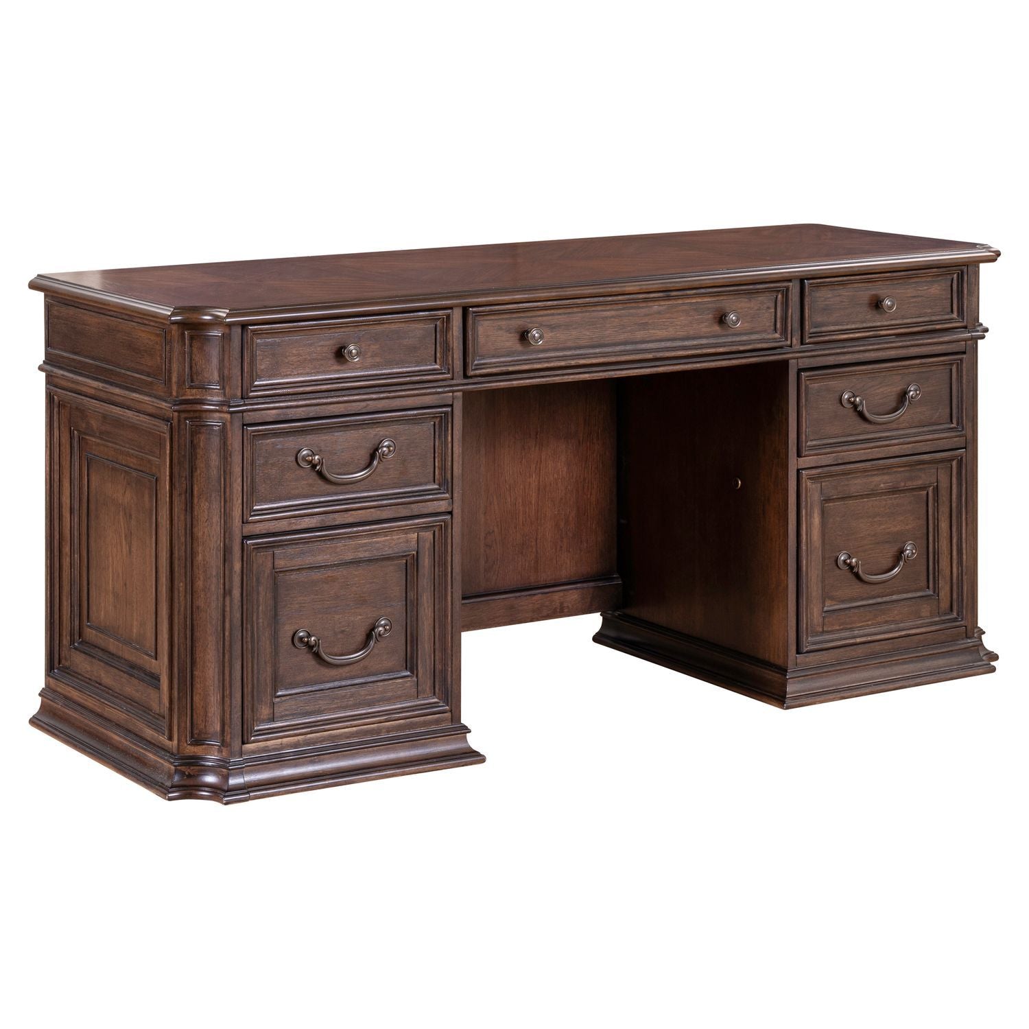 Providence Park - Jr Executive Credenza - Chateau Brown