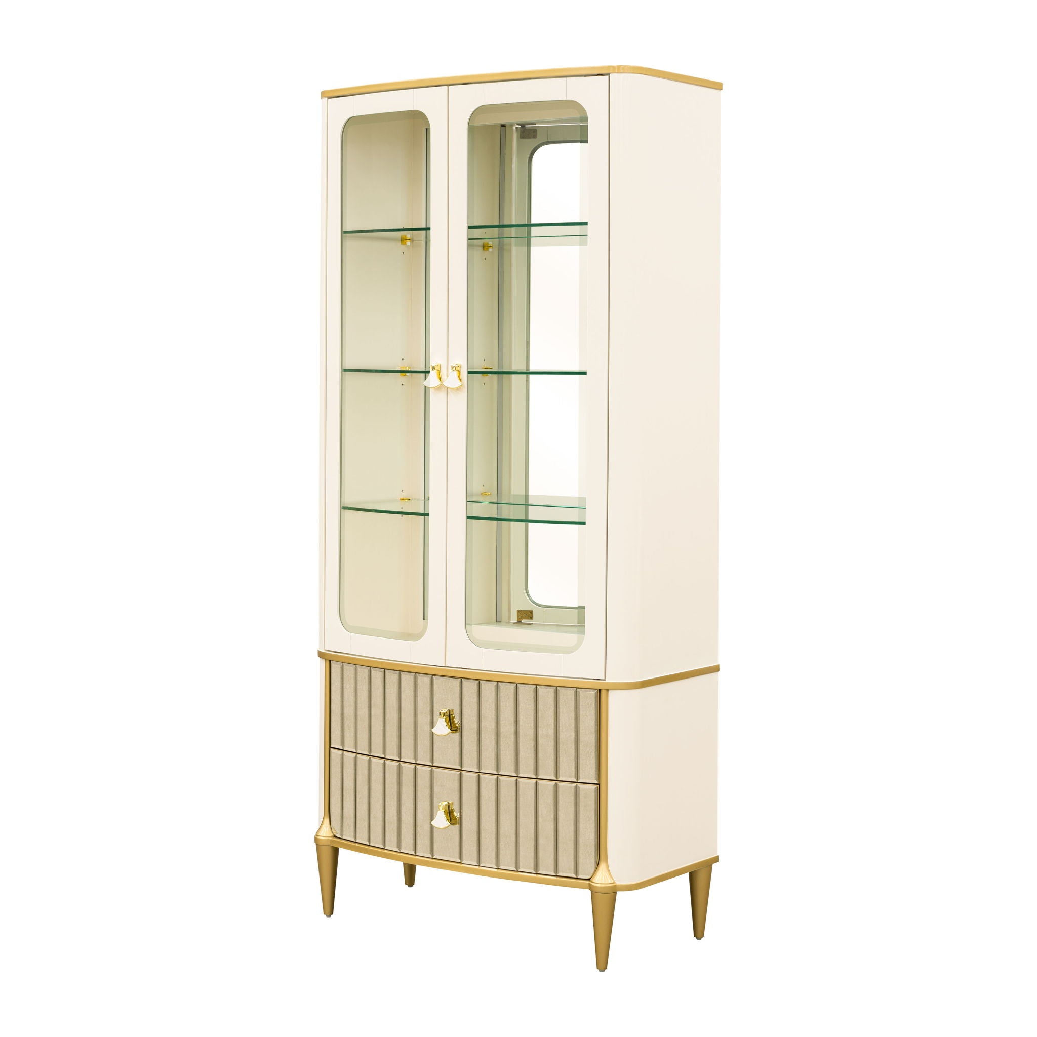 Scotts Square - Display Cabinet - Light Champagne
