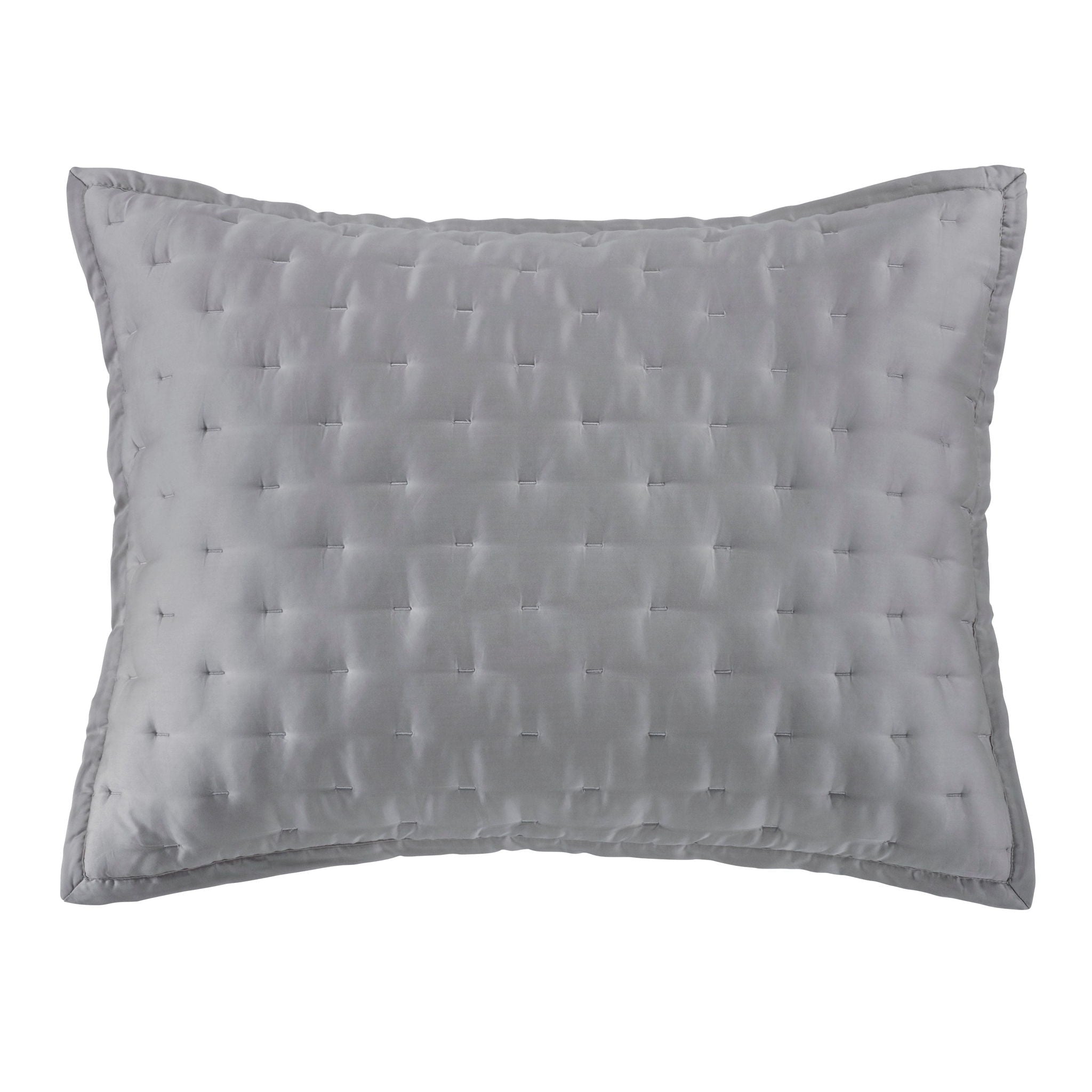 Lyocell - Eucalyptus Quilt Pillow Sham Set (Set of 2) - Gray