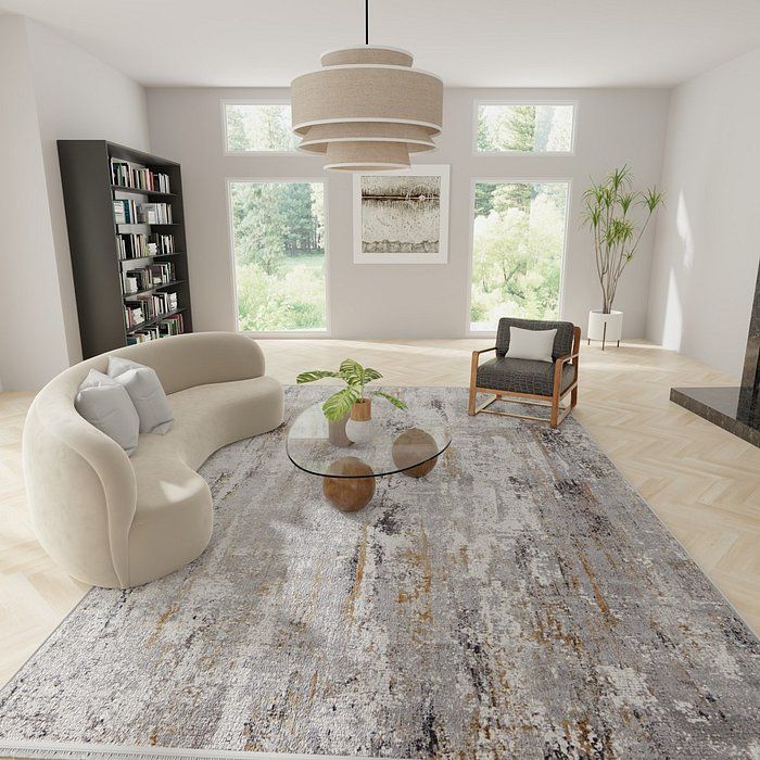 CADIZ Collection - 3887F Ivory/Gray