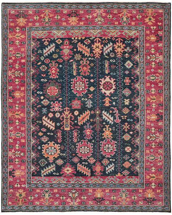 PIRAJ Collection - 6741F Blue/Red