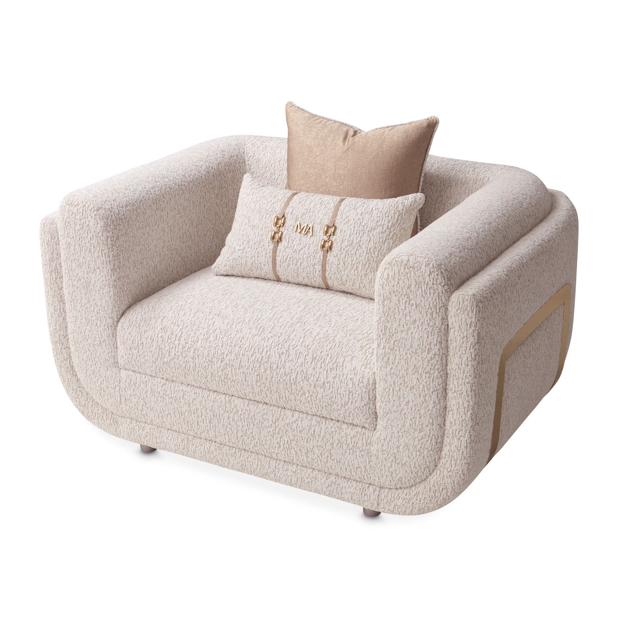 Savannah Breeze - Matching Chair - Cashmere / Gold