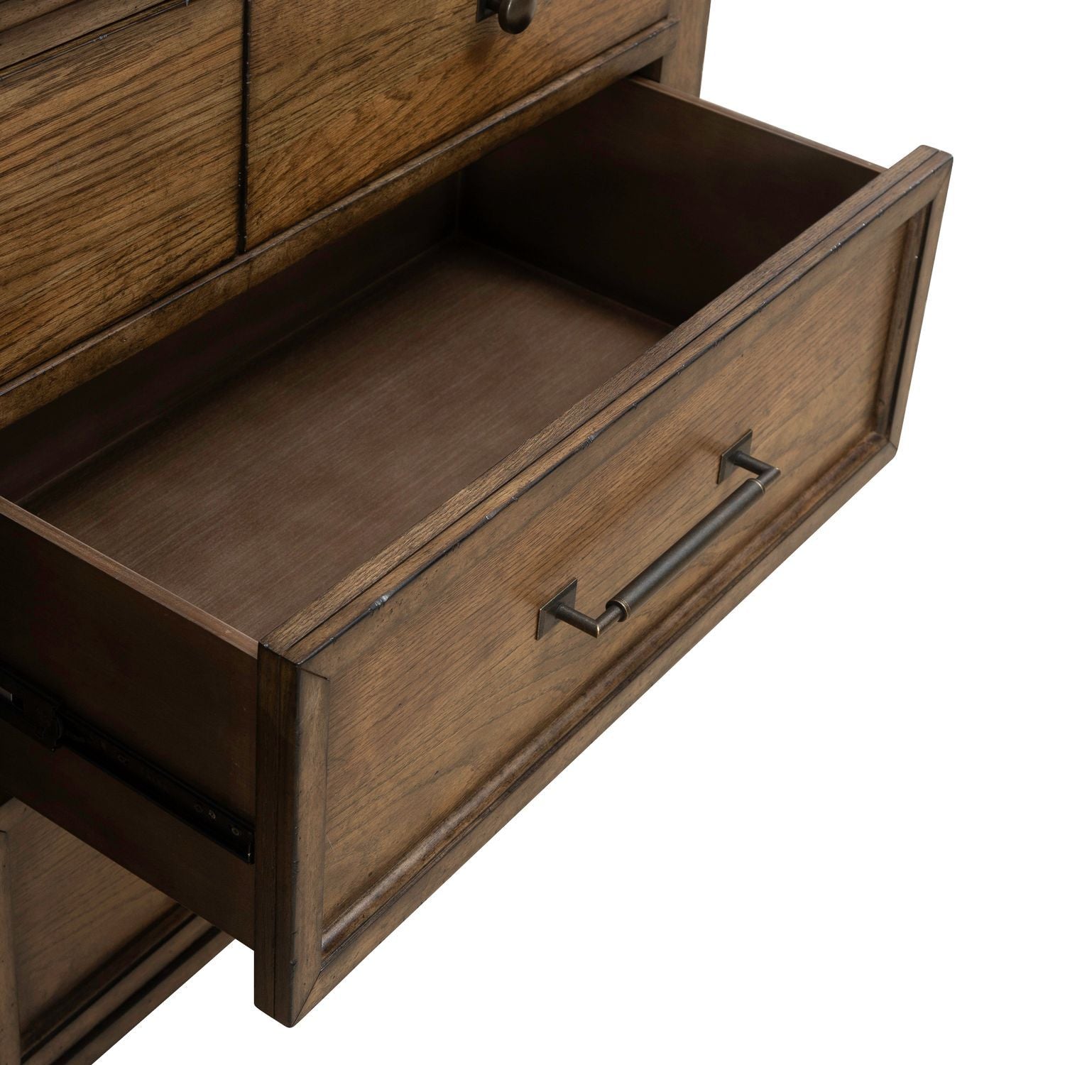 Carolina Park - 7 Drawer Dresser - Amber Brown