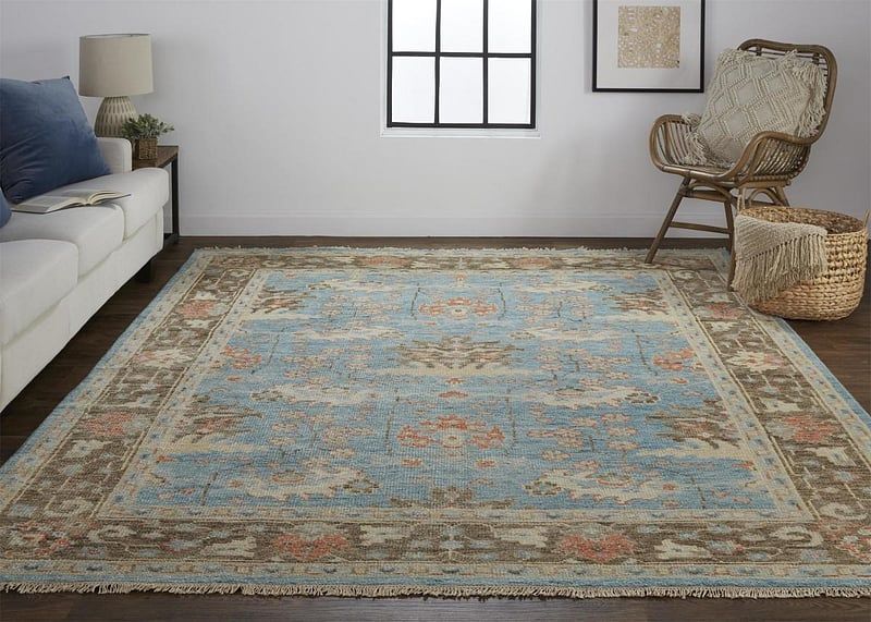 BEALL Collection - 6710F Blue/Brown