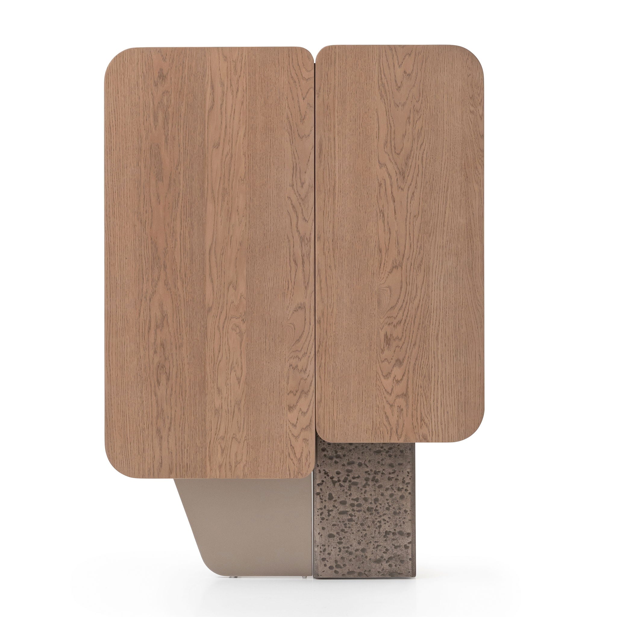 Bristol Point - Bar Cabinet - Saddle Brown