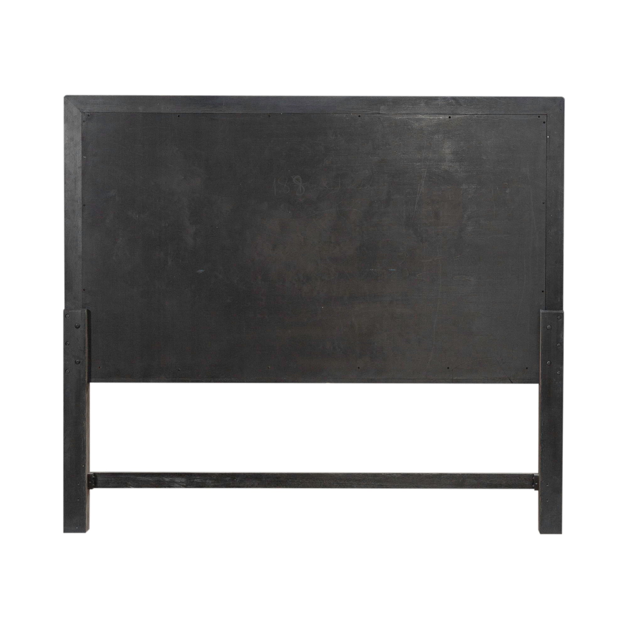 Skyview Lodge - King Panel Headboard - Cobblestone