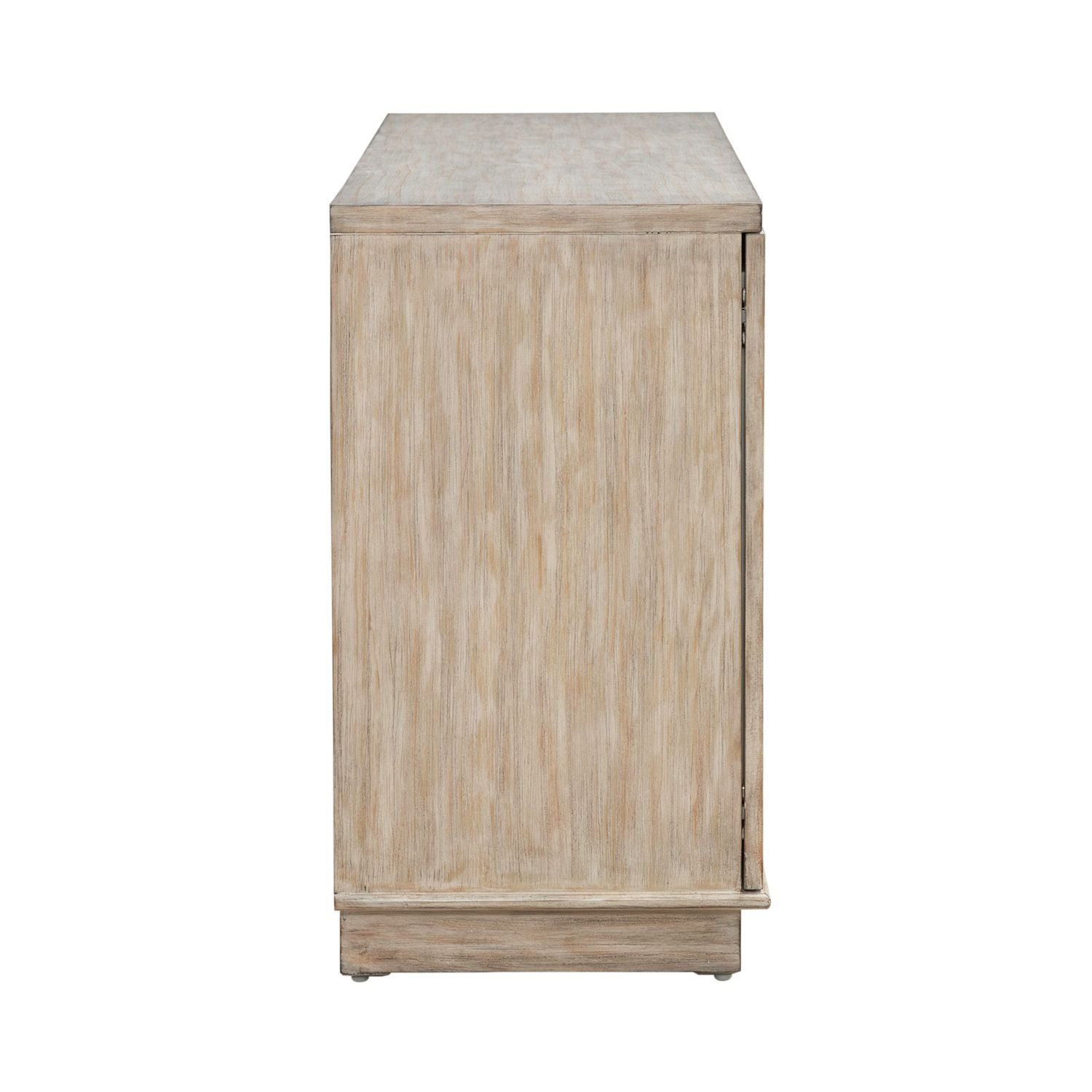 Terrace - 4 Door Accent Cabinet - Gravel