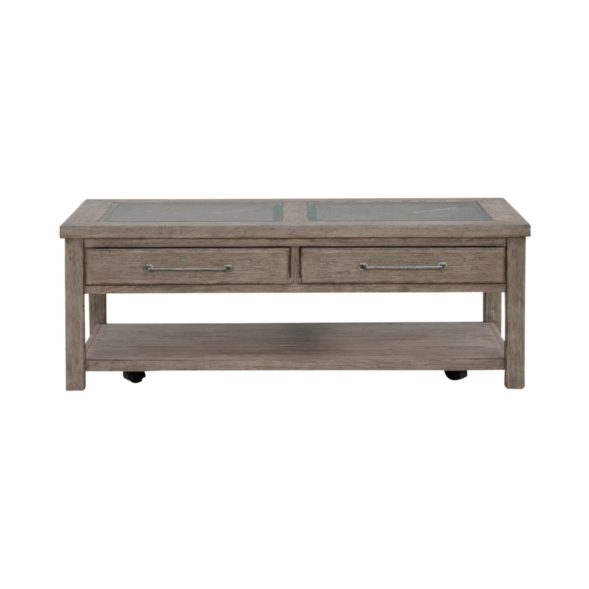 Skyview Lodge - Cocktail Table - Cobblestone