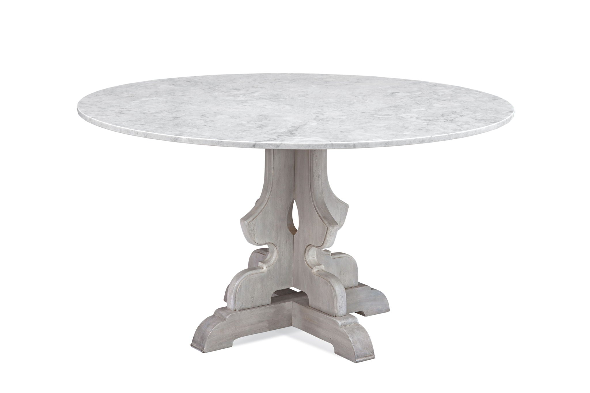 Delaney - Round Dining Base - Gray