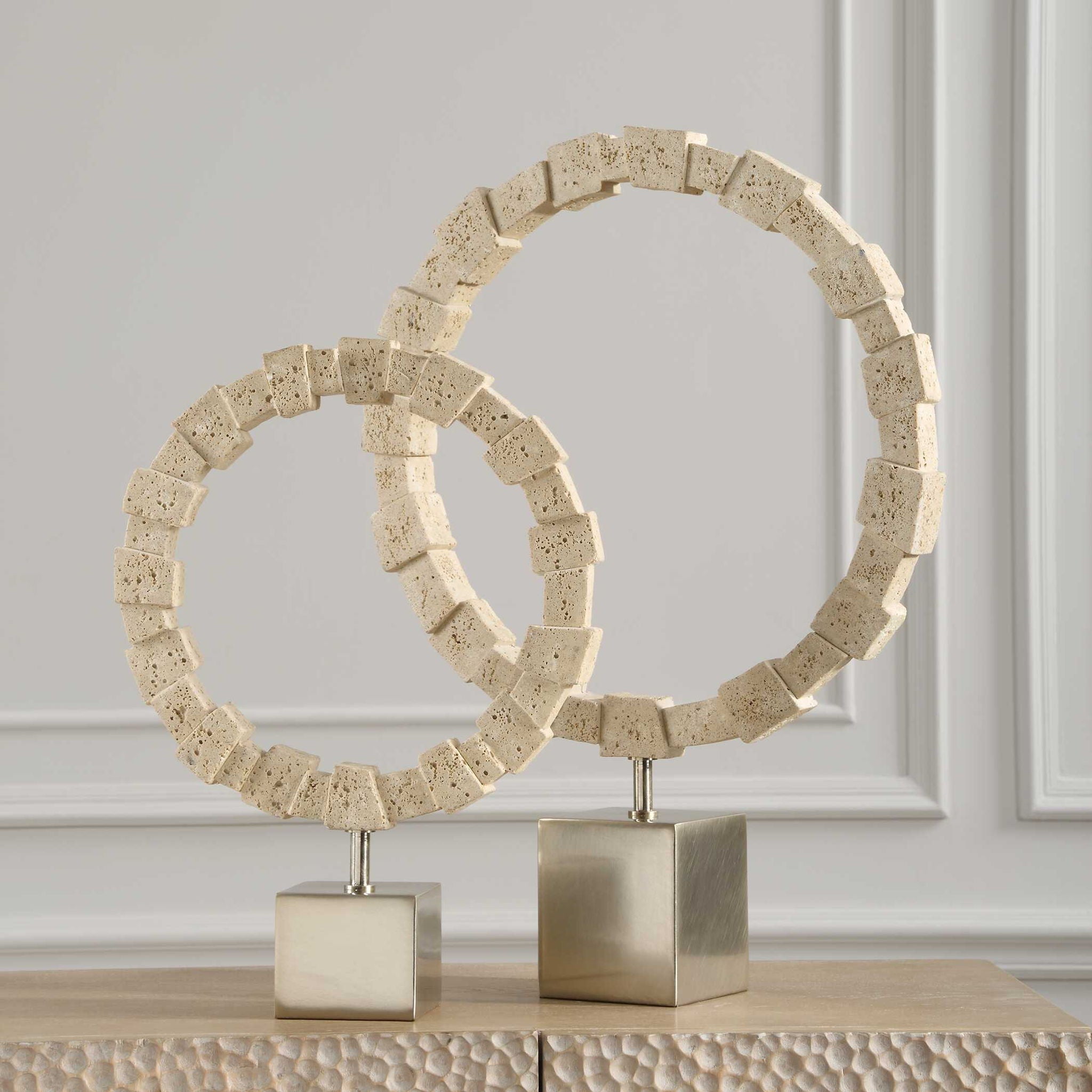 Ivory Fusion - Stone Rings (Set of 2)
