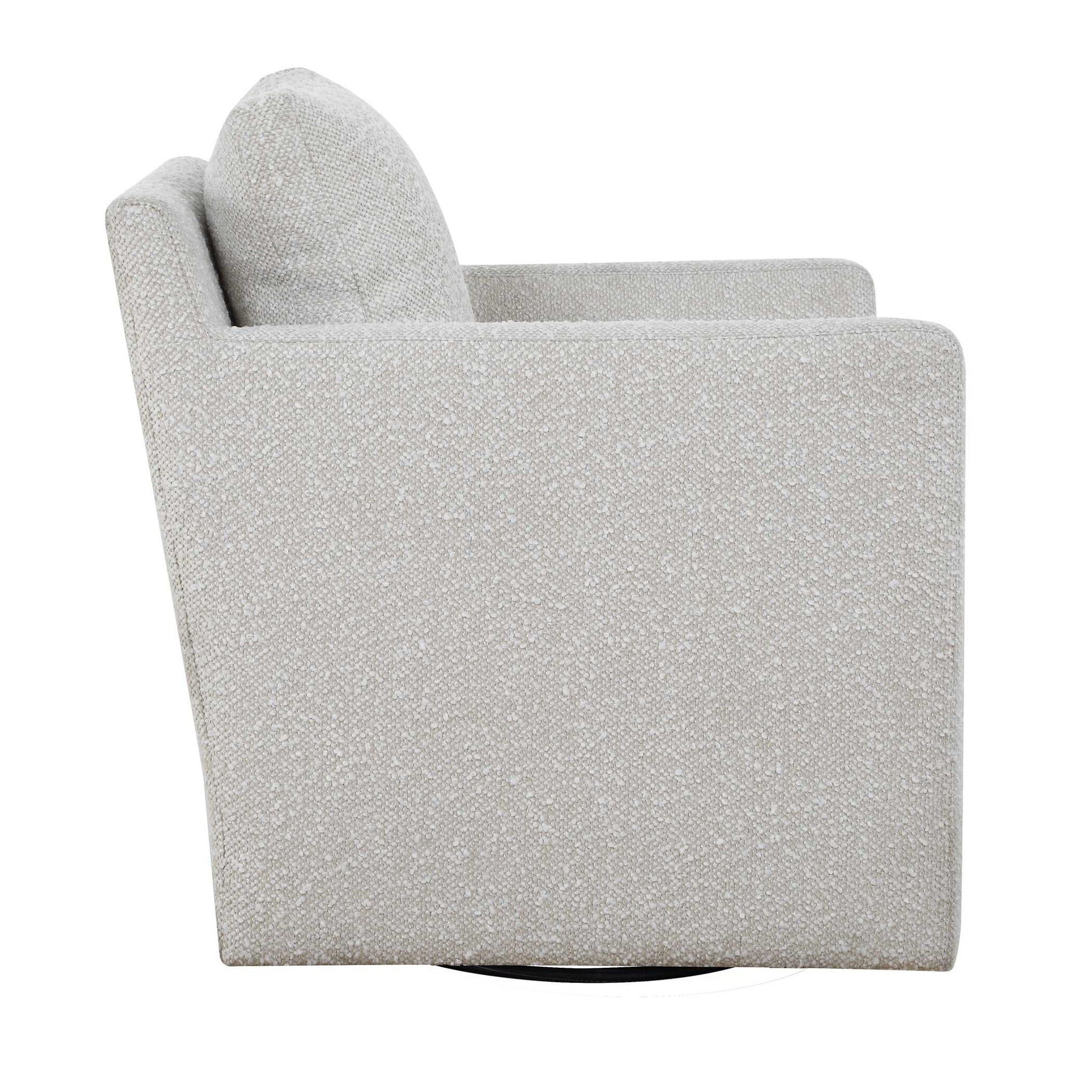 Tisdell - Swivel/Glider Chair - Cream