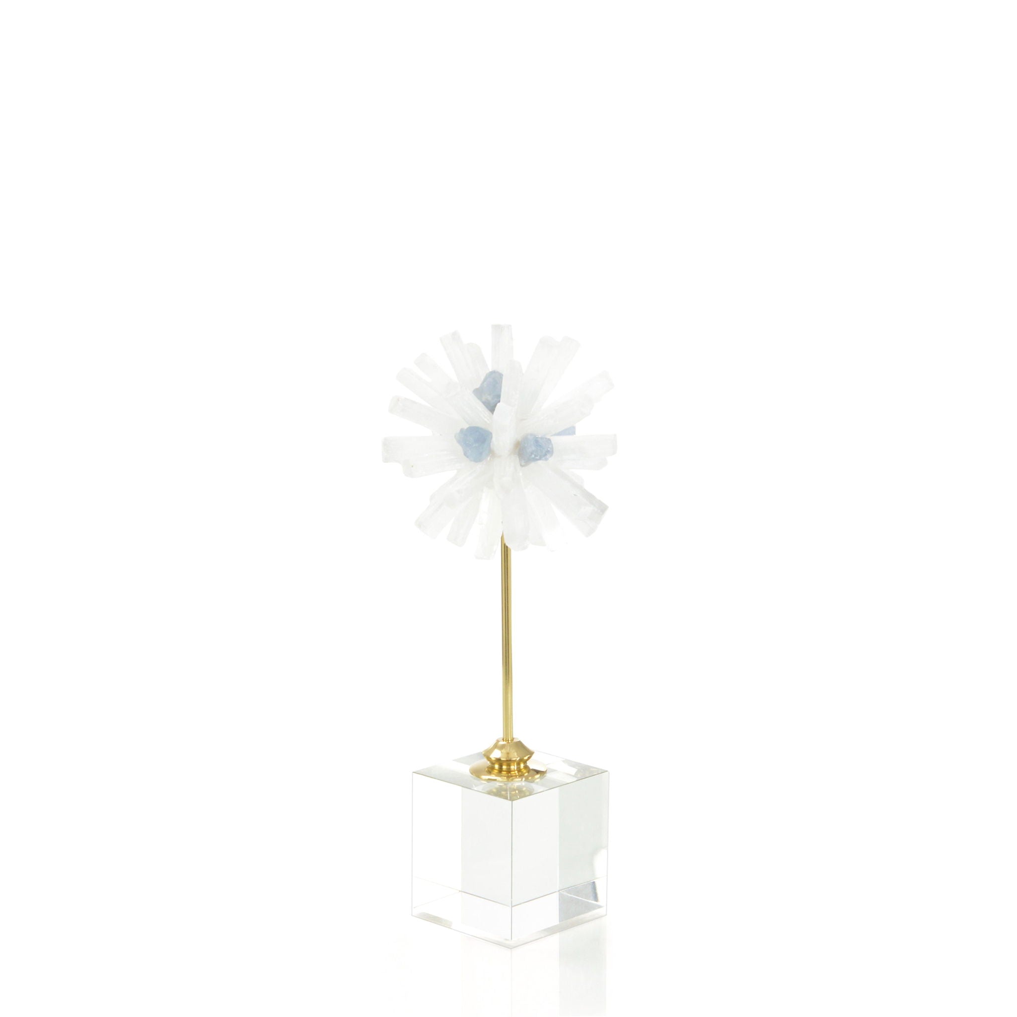Selenite Starburst Sculpture III