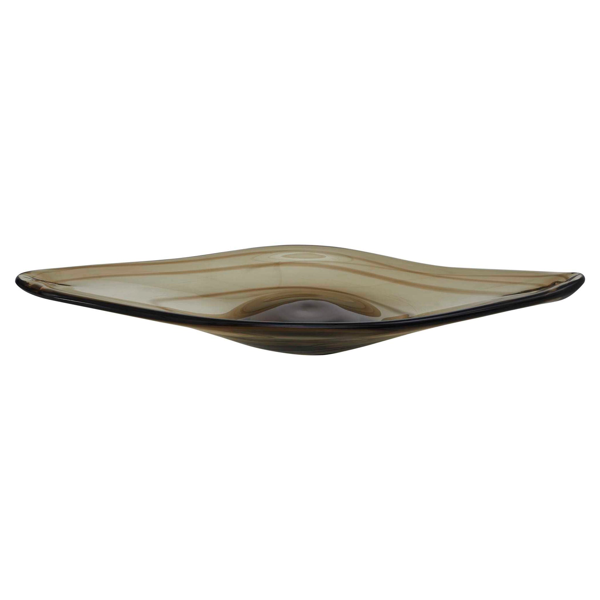 Soluna - Indoor-Outdoor Glass Bowl - Brown