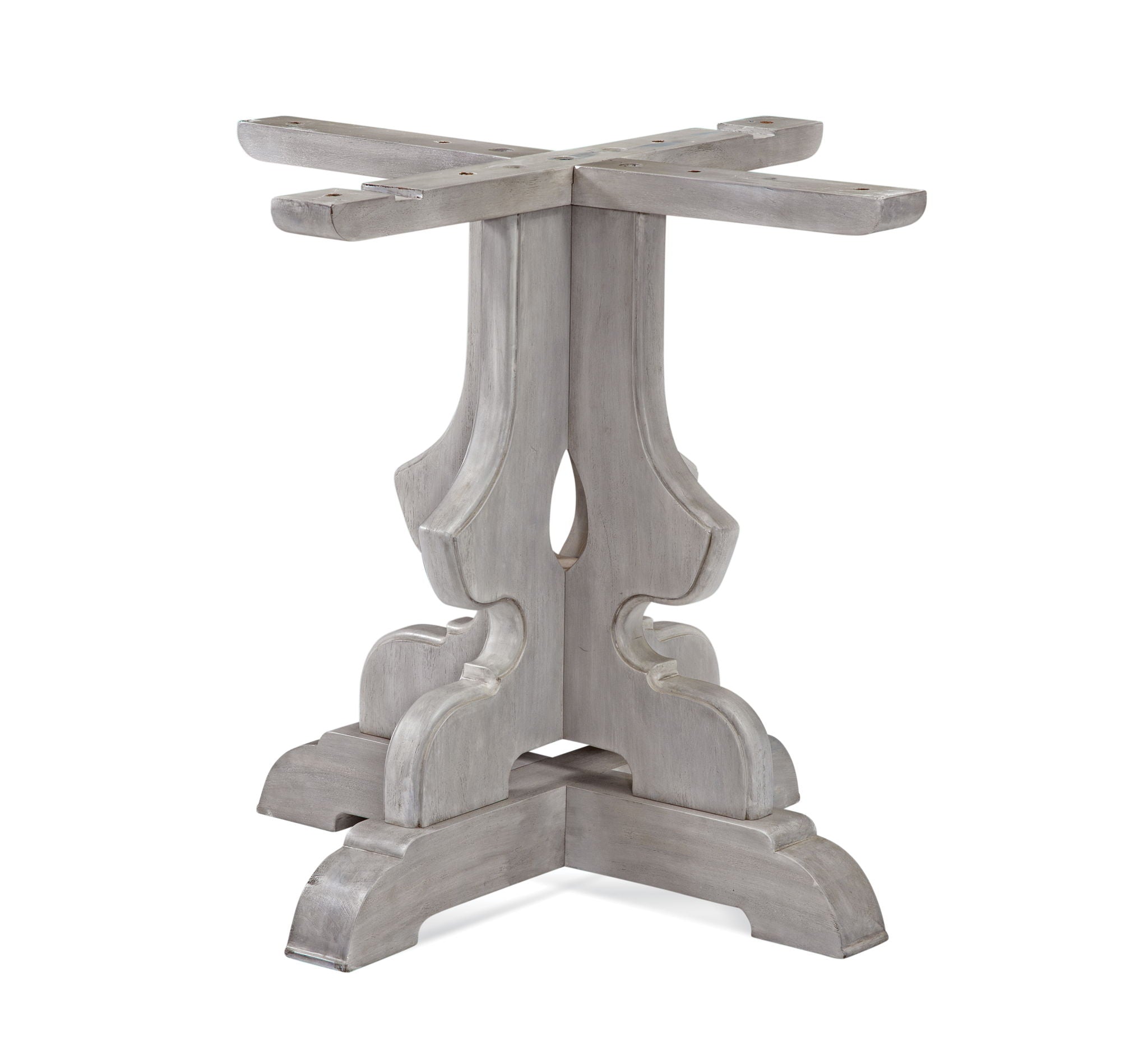 Delaney - Round Dining Base - Gray