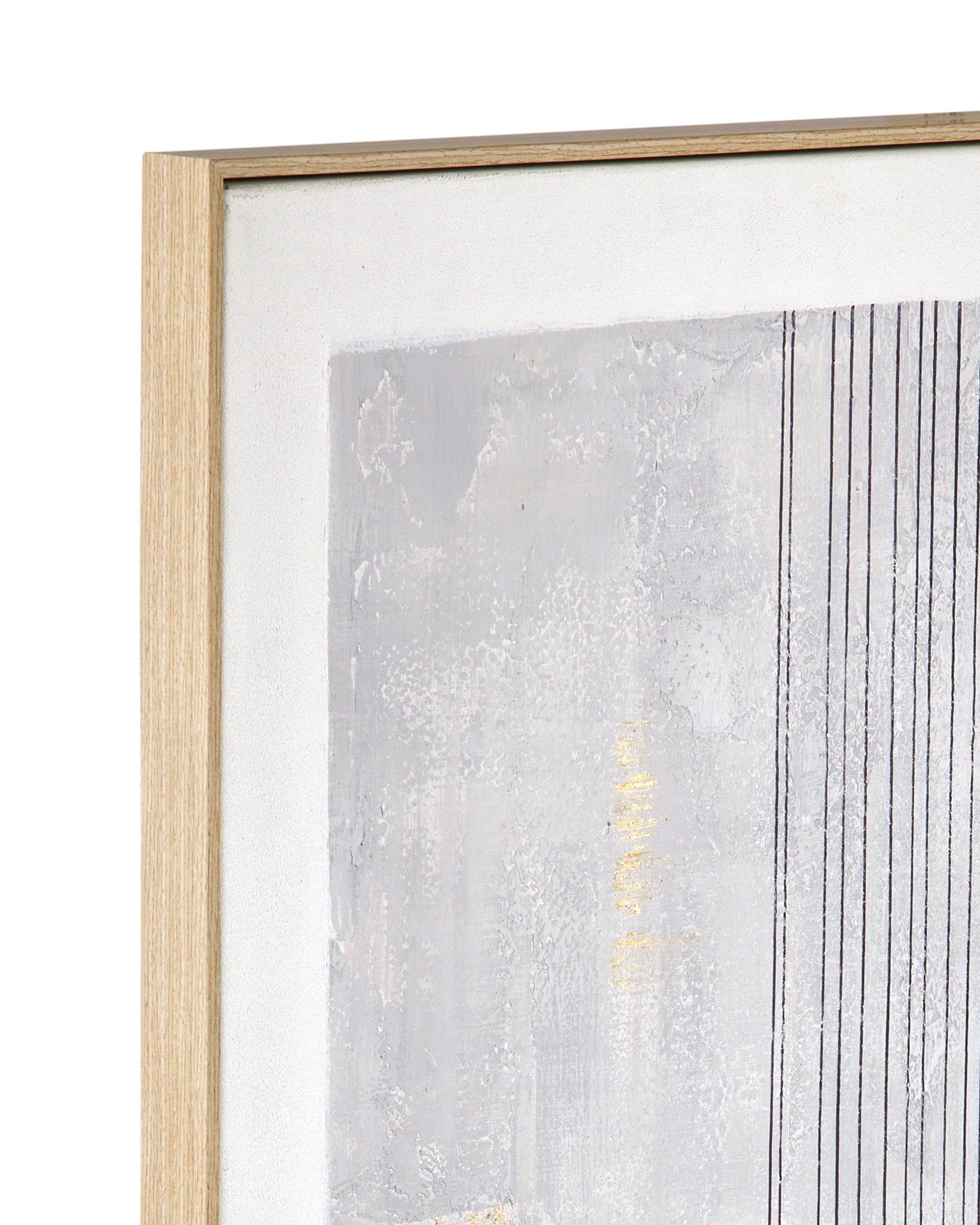 Razi Framed Canvas (Set of 3) - Gray