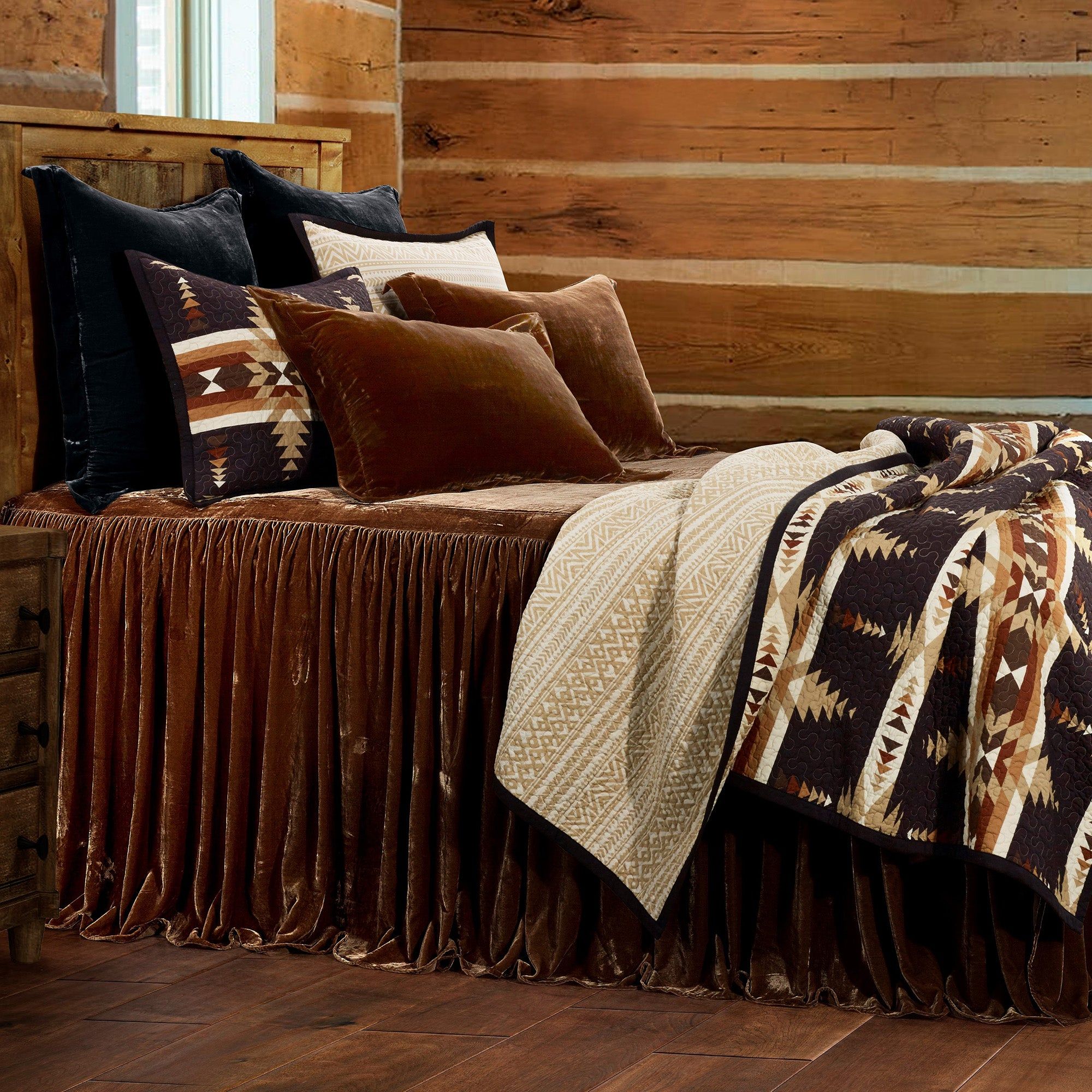 Yosemite - Twin Reversible Quilt Set (Set of 2) - Multi Color