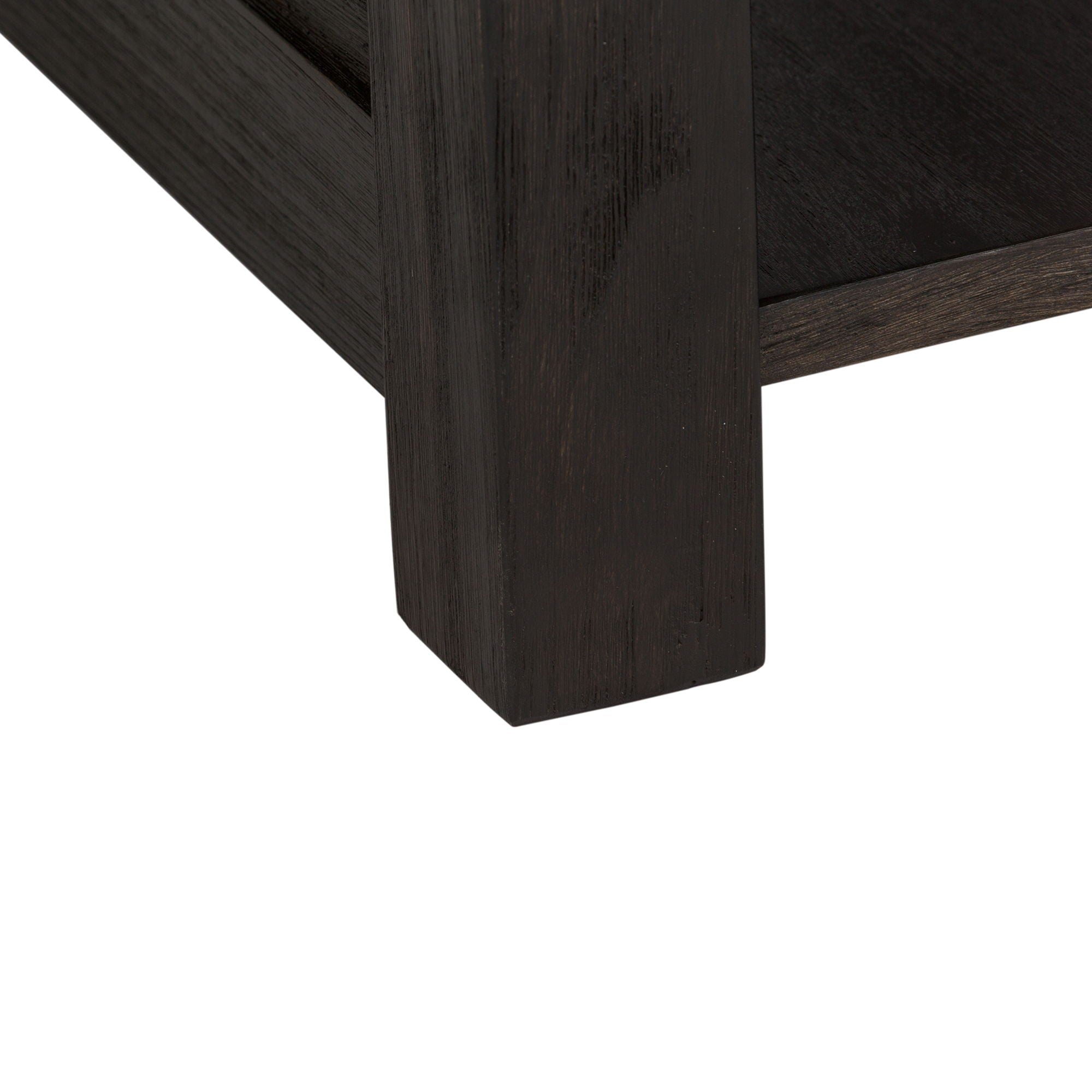 Heatherbrook - Chair Side Table - Charcoal & Ash