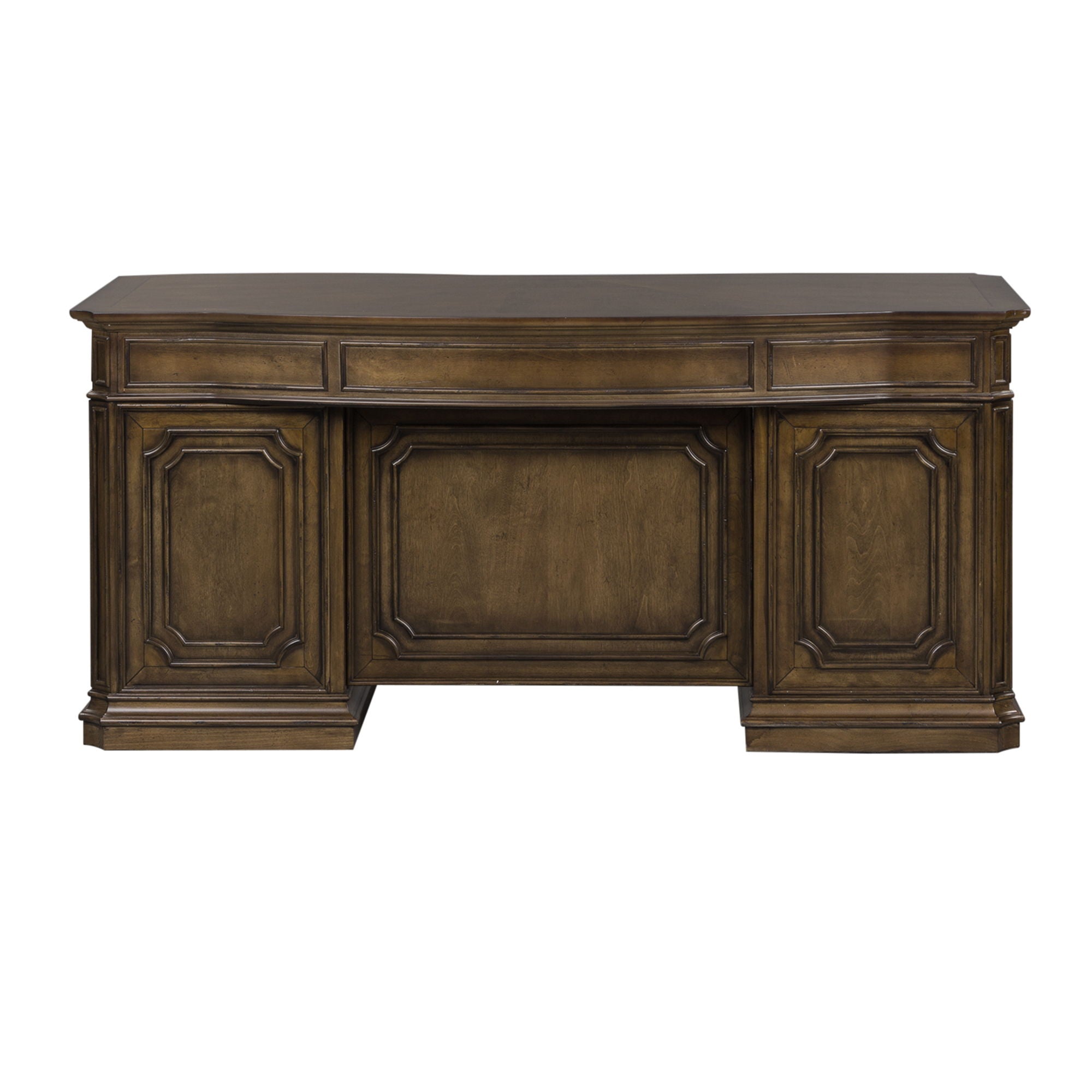 Amelia - 5 Piece Home Office Jr Executive Set - Antique Toffee