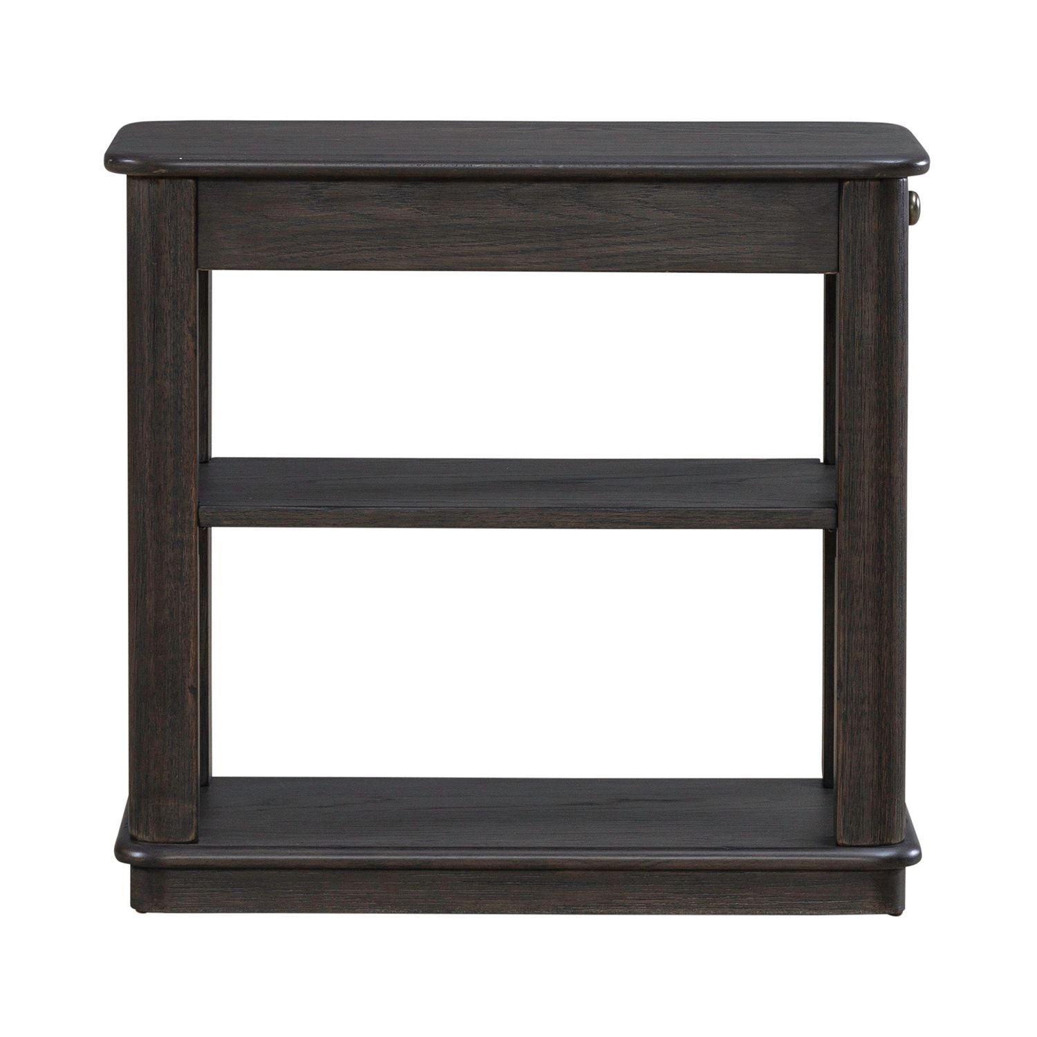 Wallace - Chair Side Table - Aged Oak