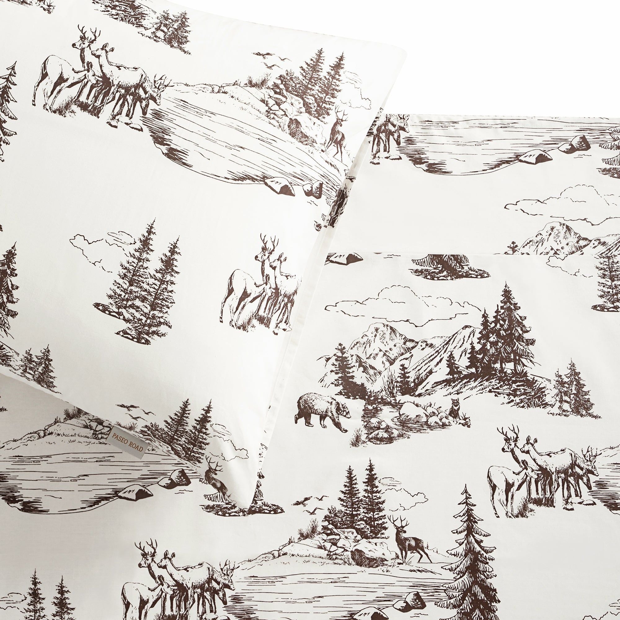 White Pine - Full 200TC Cotton Sheet Set (Set of 4) - White