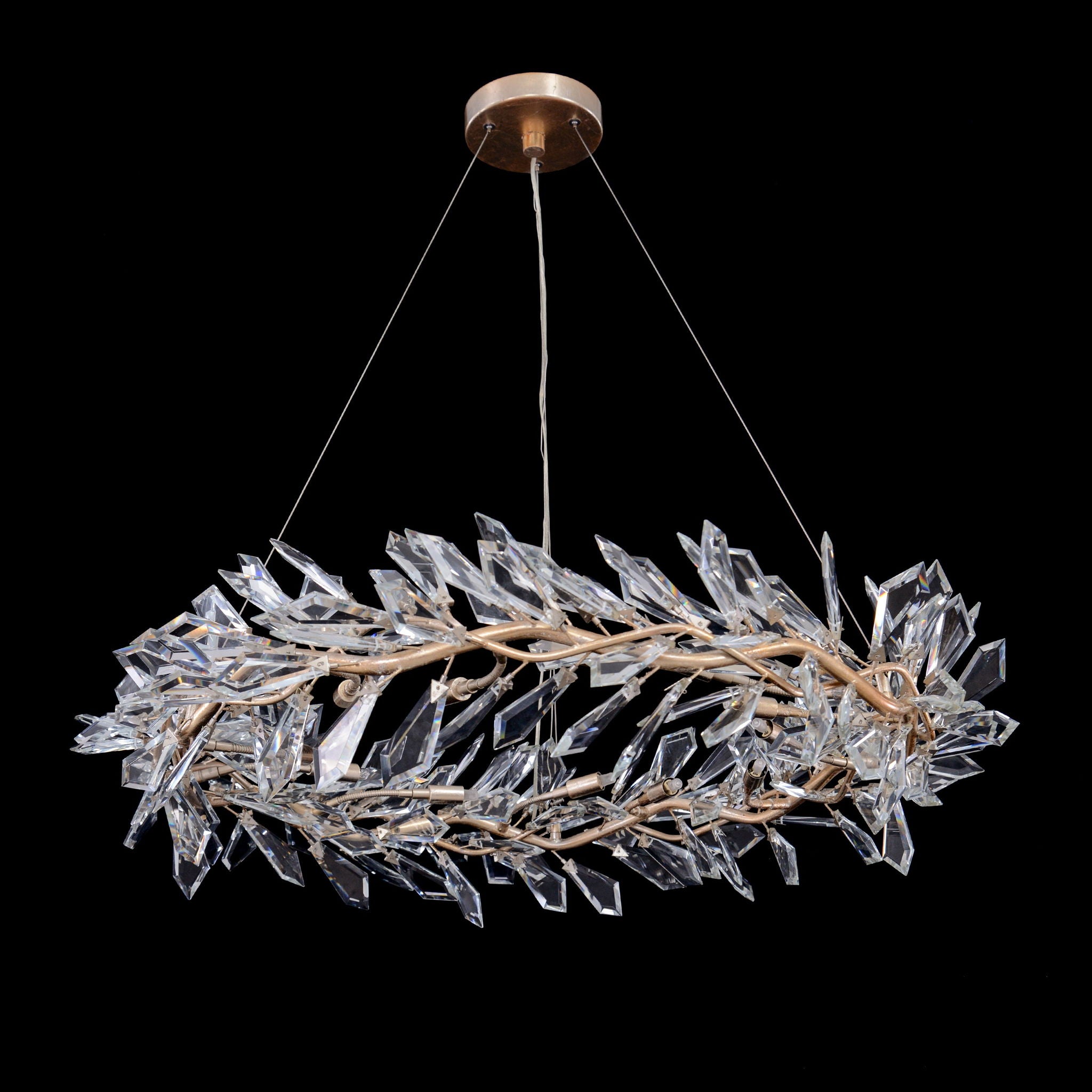 Kōtta Twelve-Light Cut-Crystal Chandelier