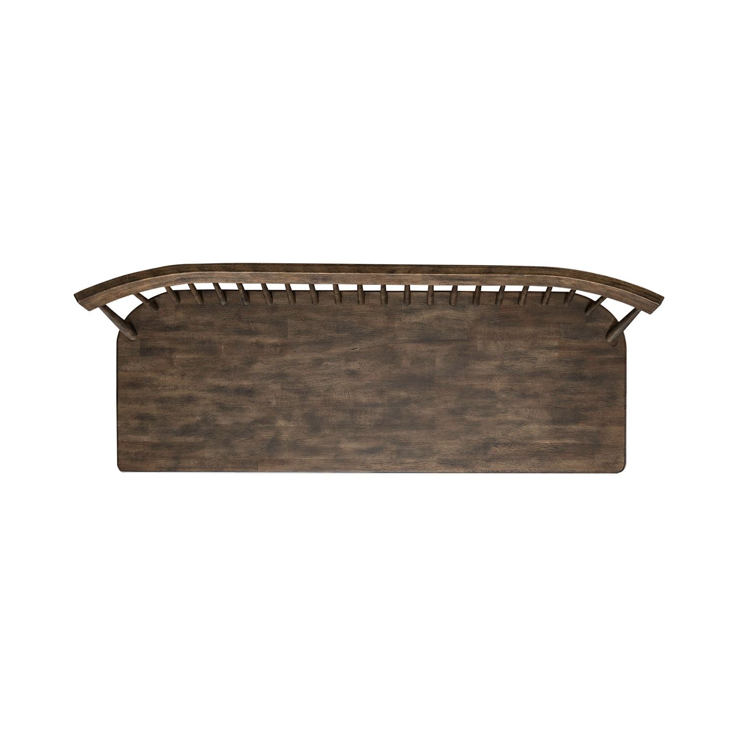 Midland Falls - Spindle Back Bench - Rustic Brown
