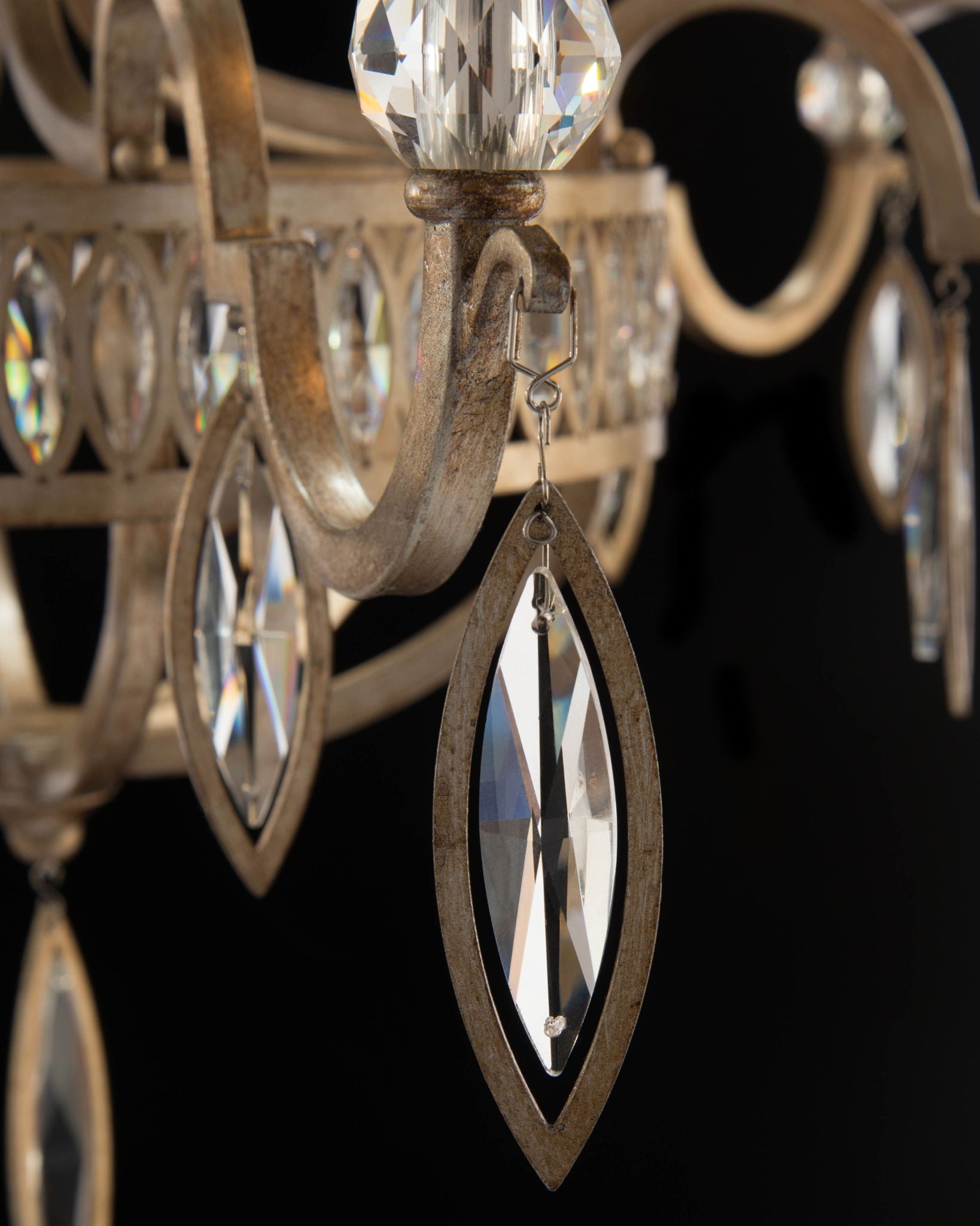 Marquise Crystal Six-Light Chandelier