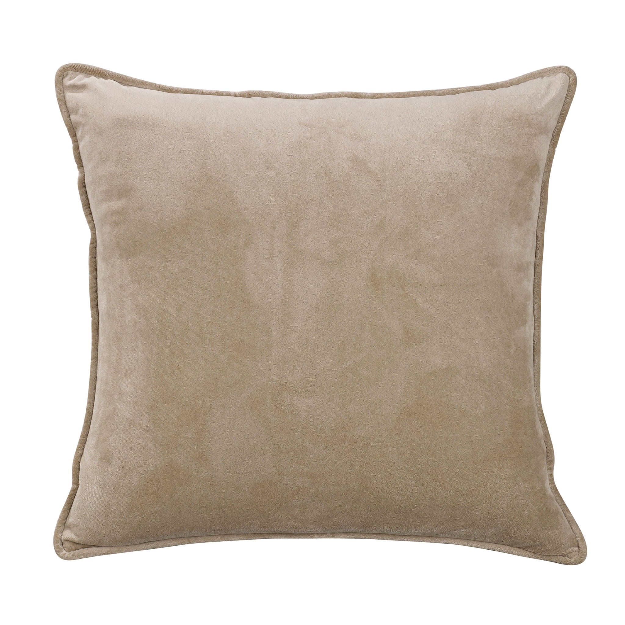 Fairfield - Taupe Velvet Euro Sham - Taupe