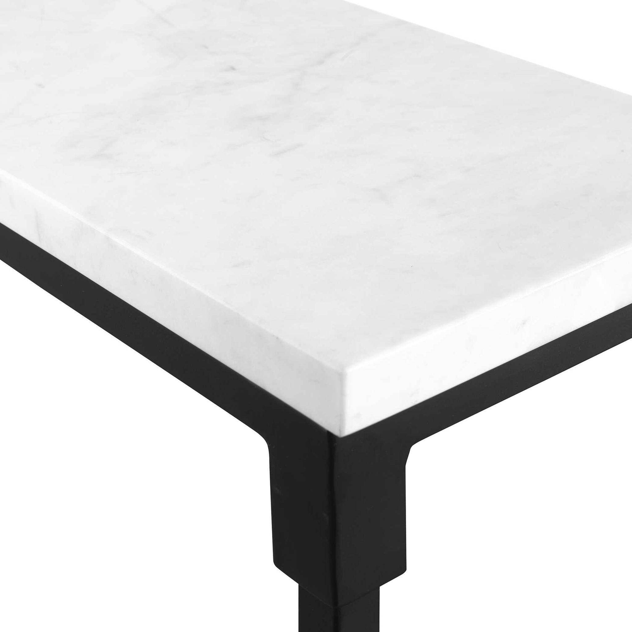 Bourges - Marble Console Table - White