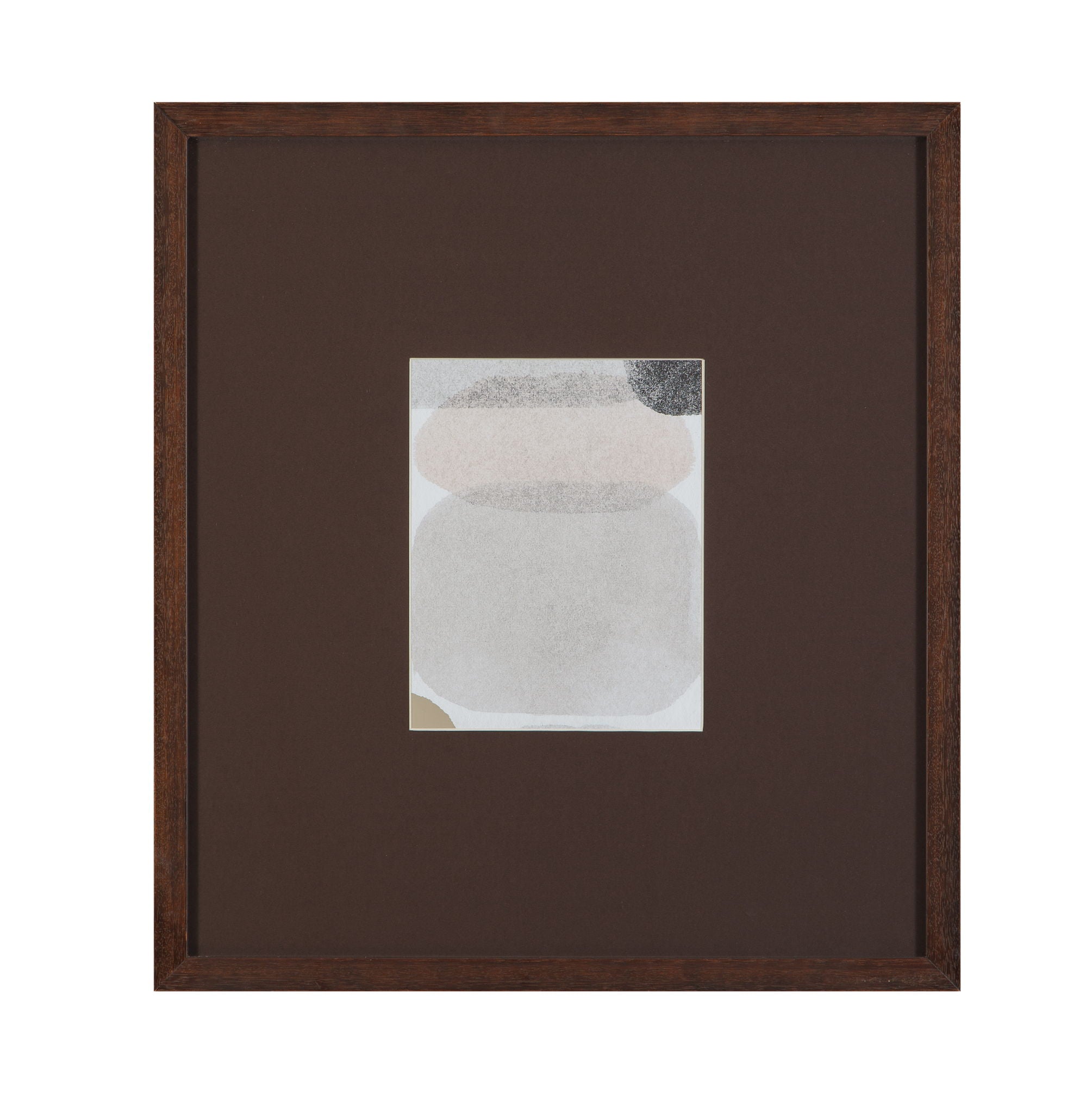 Stone Secrets II Framed Print - Brown