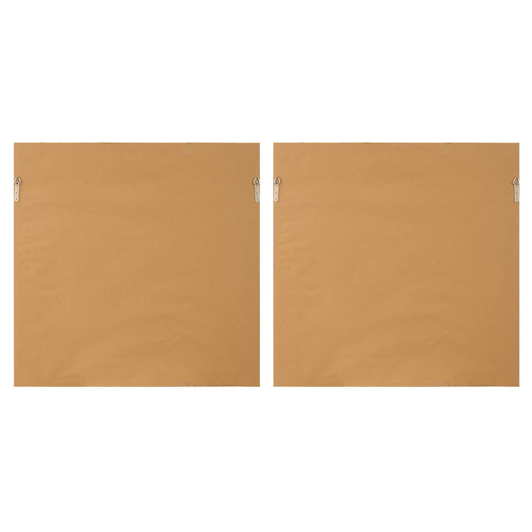 Cinnamon Shore - Framed Prints (Set of 2) - Dark Brown