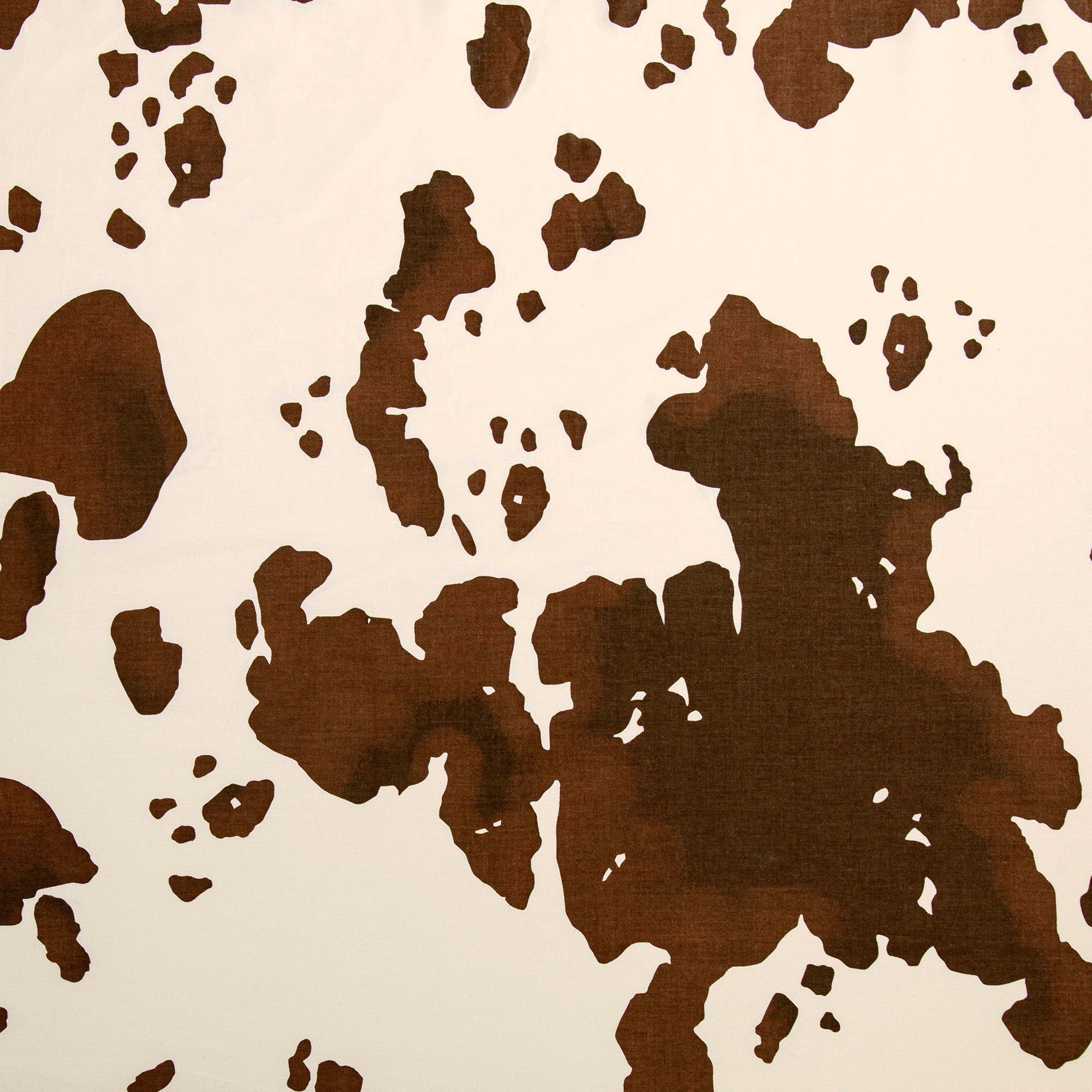 Elsa Cowhide - Twin 200TC Cotton Cowhide Sheet Set (Set of 3) - Chocolate