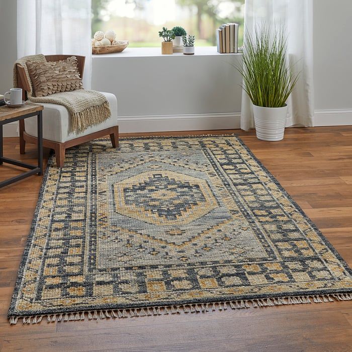 FILLMORE Collection - 6941F Blue/Charcoal