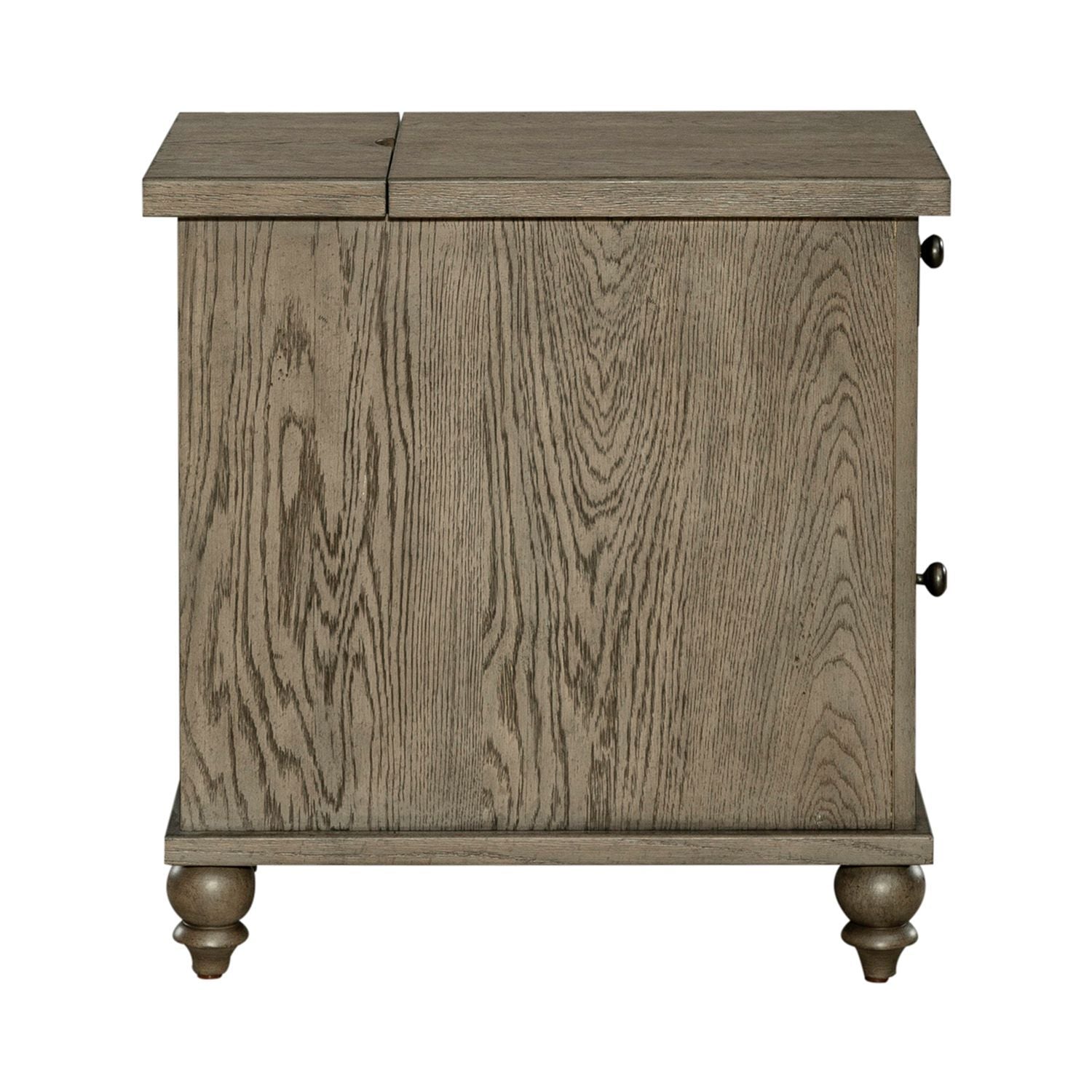 Americana Farmhouse - Chair Side Table - Dusty Taupe