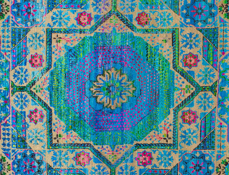 LATHAM Collection - 6628F Magenta/Cobalt